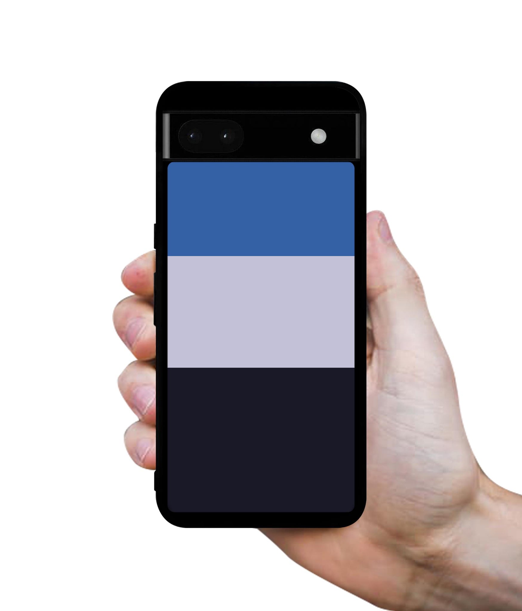 Three Color Stripes Designer 2D Printed Back Case Cover for Google Pixel 6a 5G