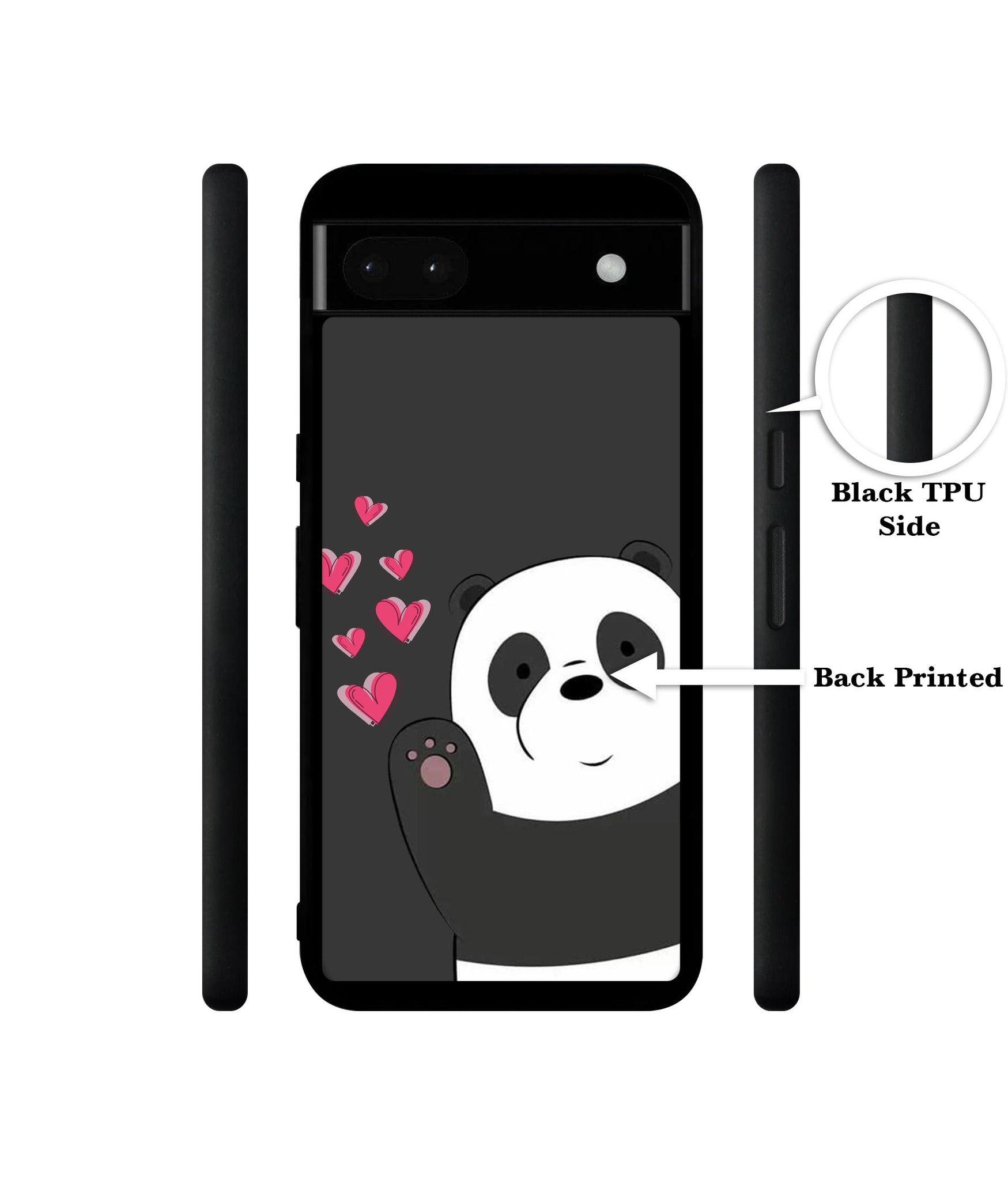 Love Panda Designer 2D Printed Back Case Cover for Google Pixel 6a 5G