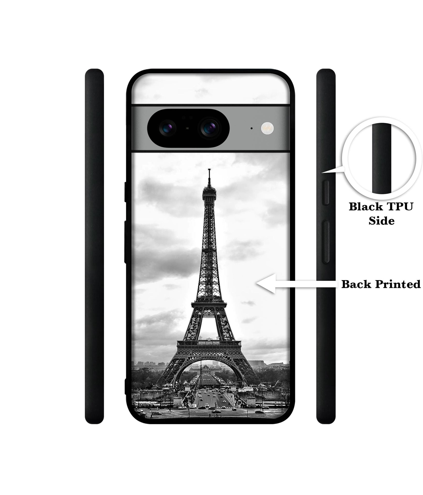 Eiffel Tower Designer 2D Printed Back Case Cover for Google Pixel 8 5G