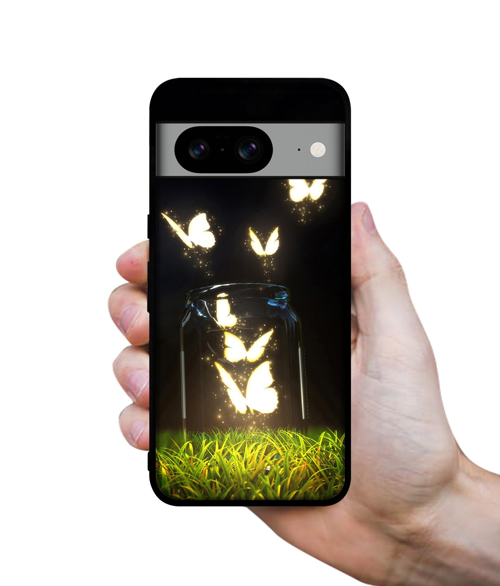 Butterfly Designer 2D Printed Back Case Cover for Google Pixel 8 5G