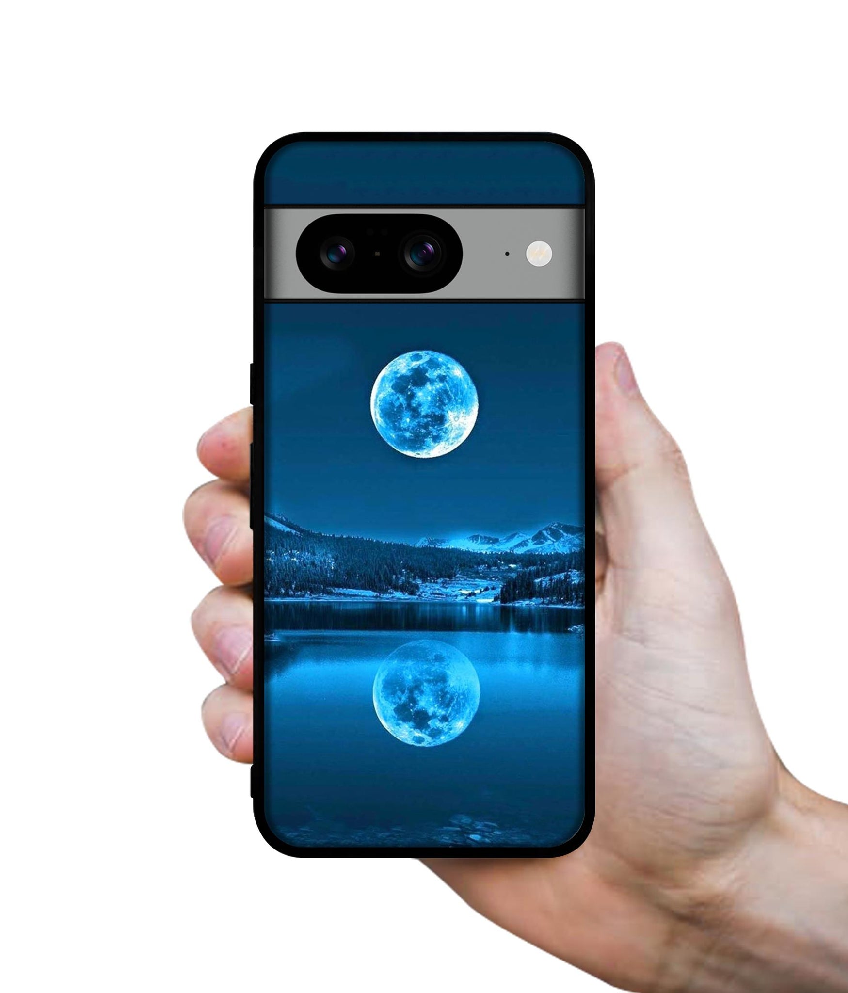 Awesome Moon Designer 2D Printed Back Case Cover for Google Pixel 8 5G
