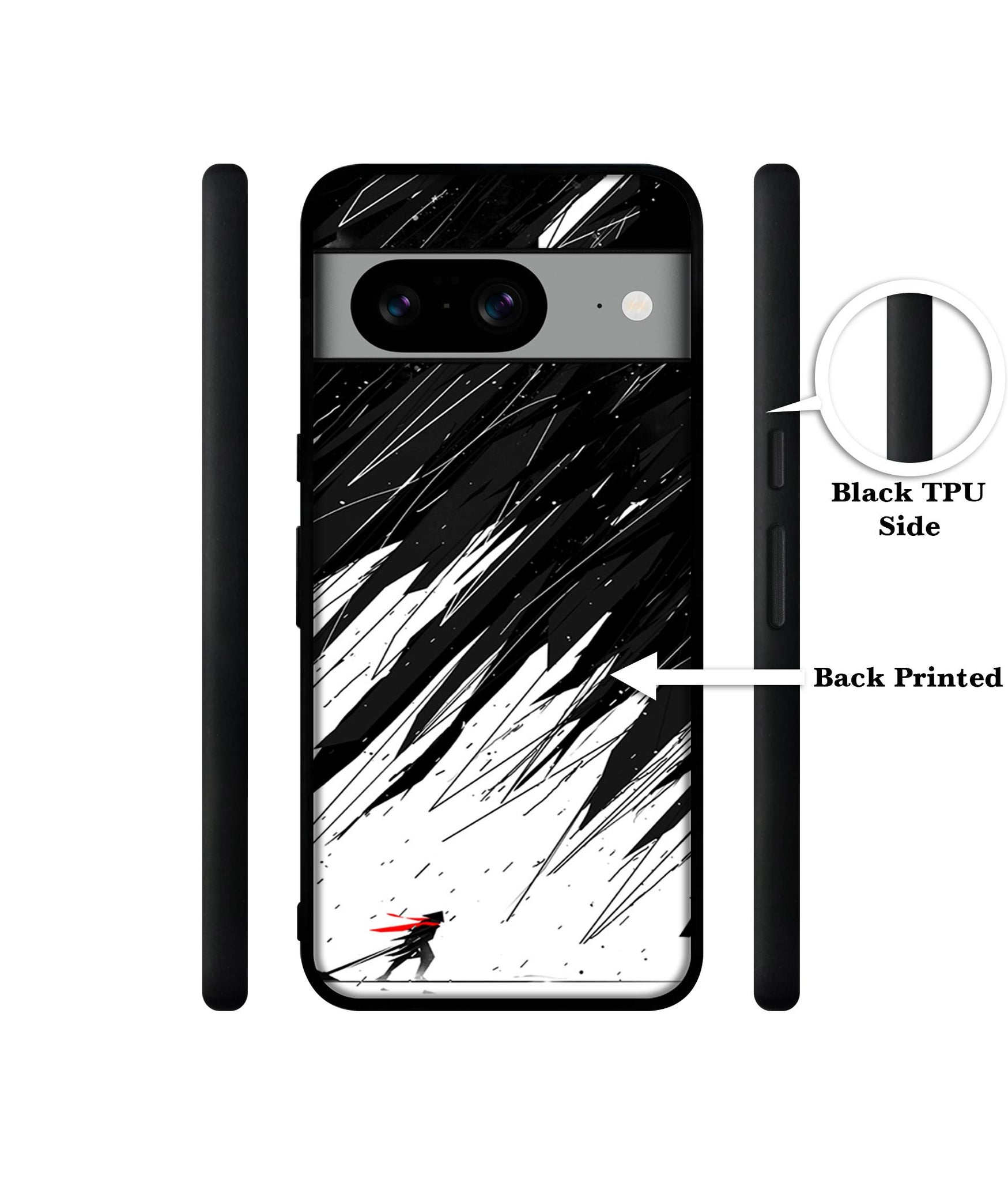 Geometric Strom Designer 2D Printed Back Case Cover for Google Pixel 8 5G