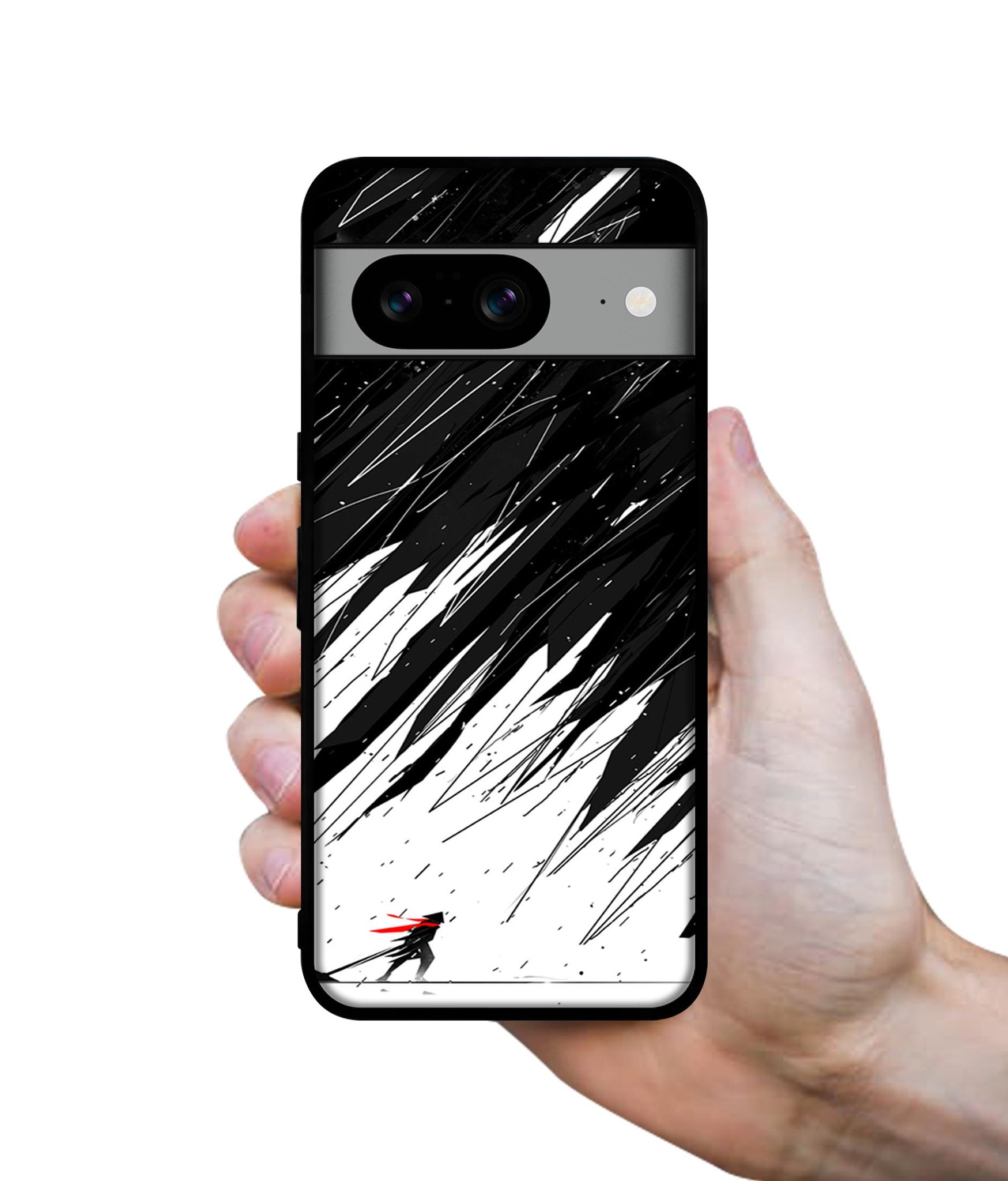 Geometric Strom Designer 2D Printed Back Case Cover for Google Pixel 8 5G