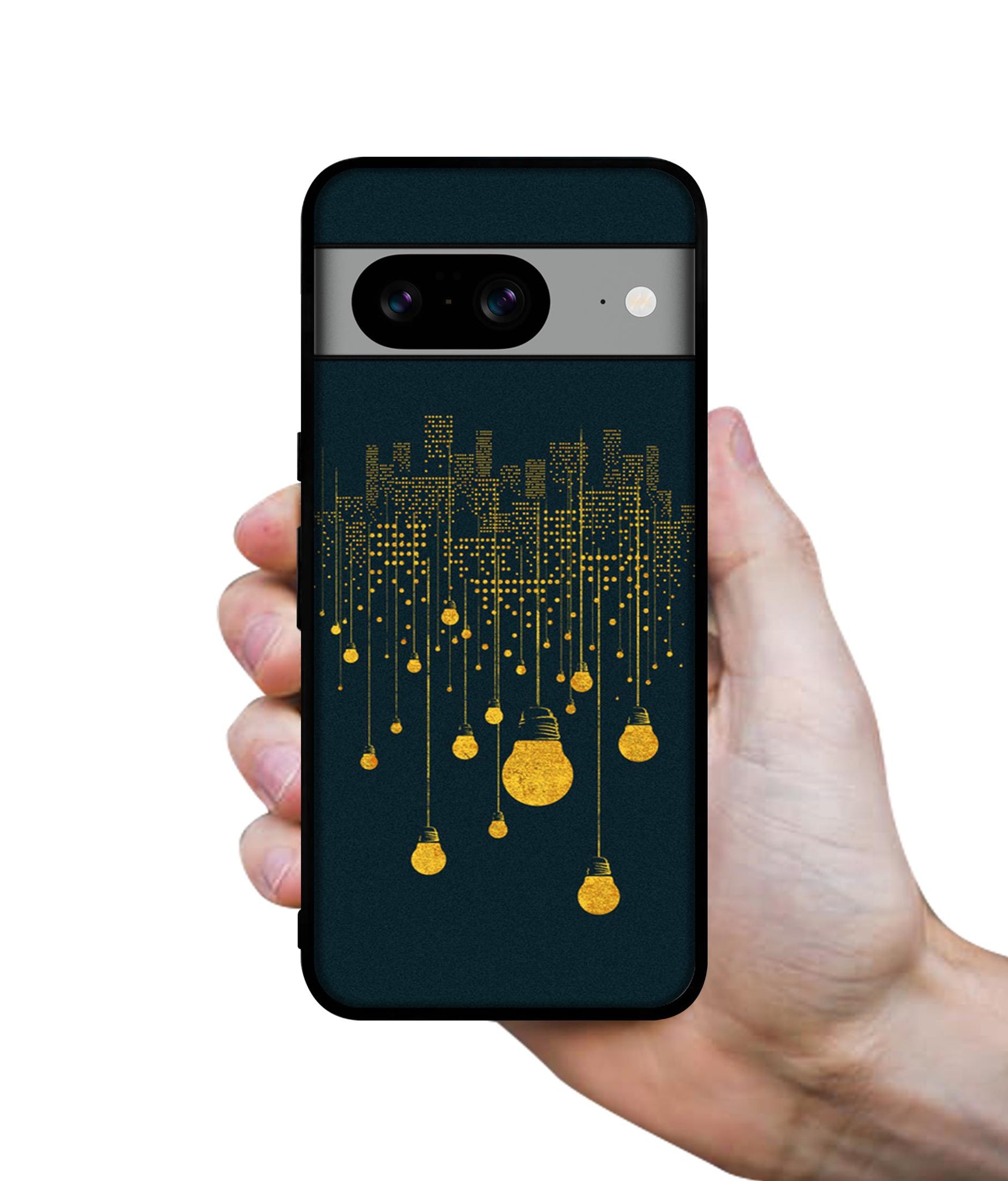 City Light Pattern Designer 2D Printed Back Case Cover for Google Pixel 8 5G