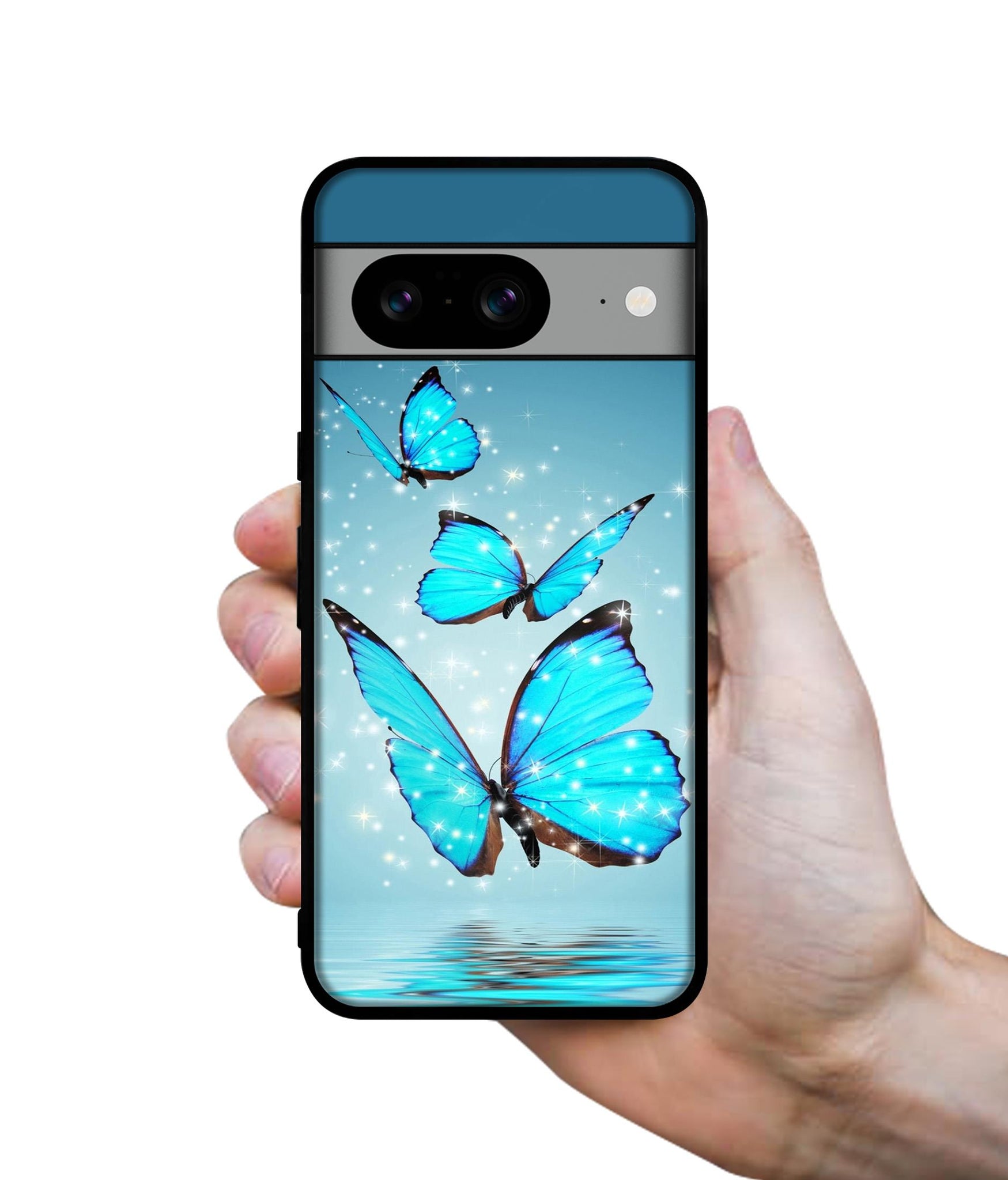 Flying Butterflies Designer 2D Printed Back Case Cover for Google Pixel 8 5G