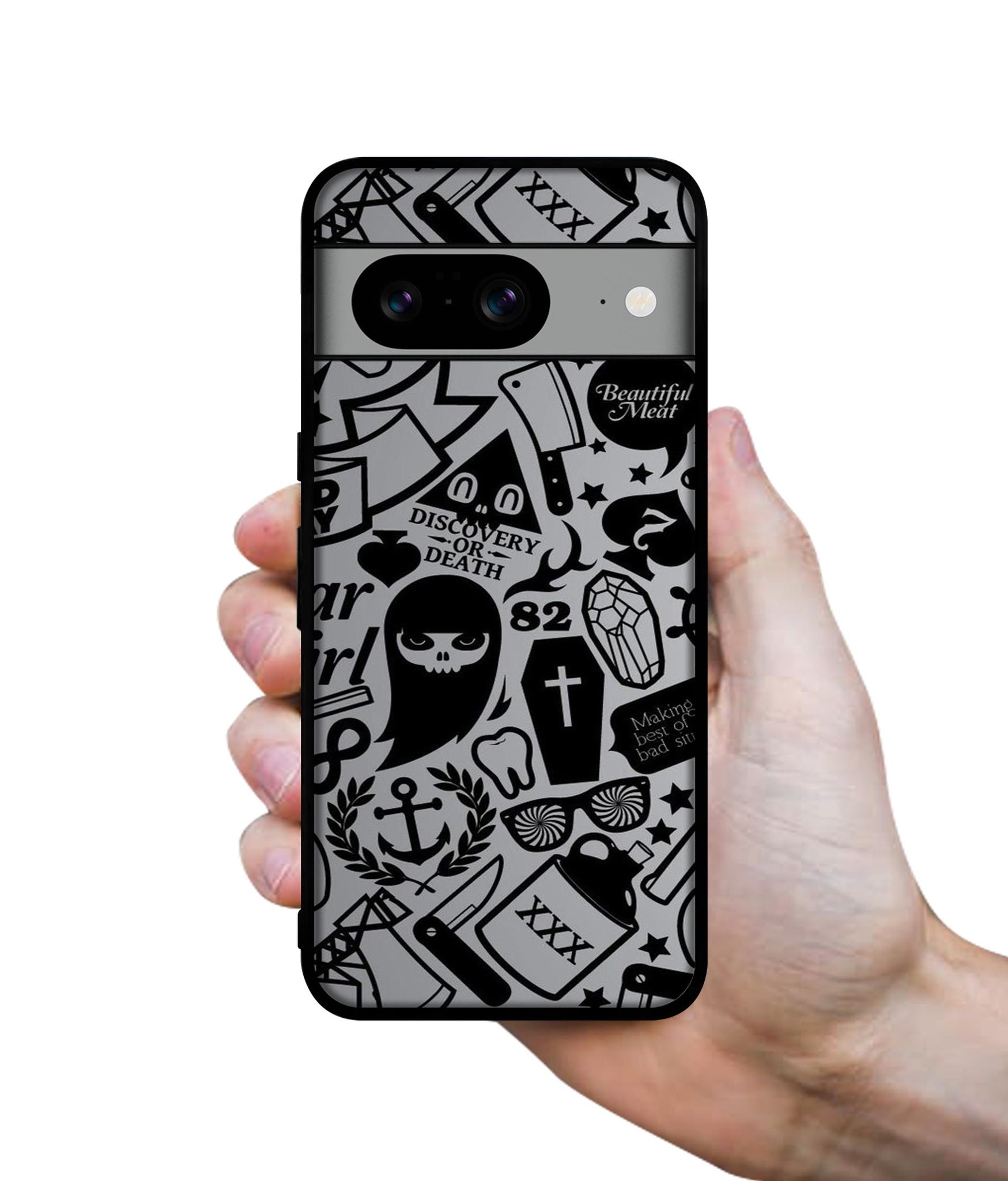 Discover Or Death Designer 2D Printed Back Case Cover for Google Pixel 8 5G