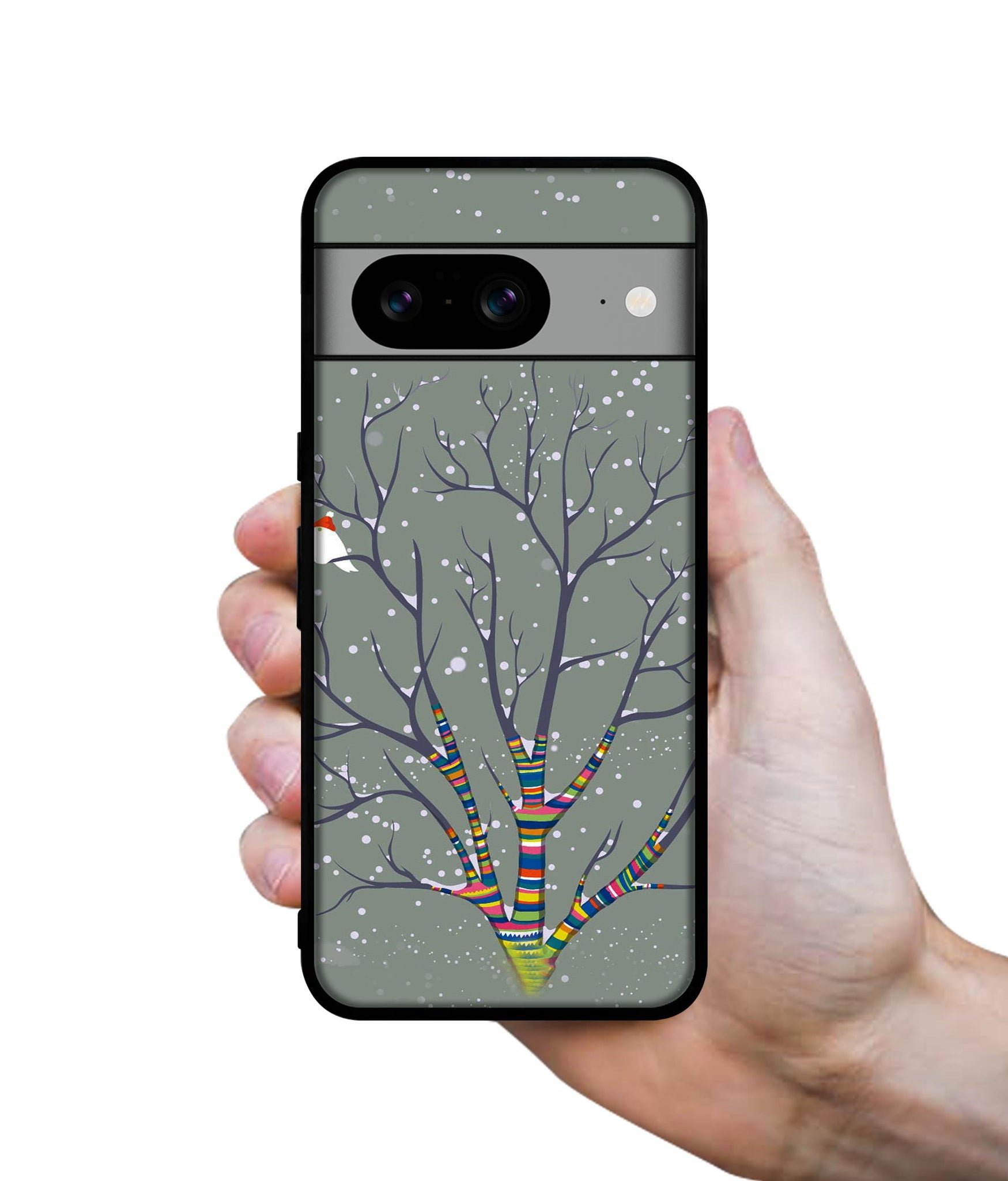 Winter Pattern Print Designer 2D Printed Back Case Cover for Google Pixel 8 5G