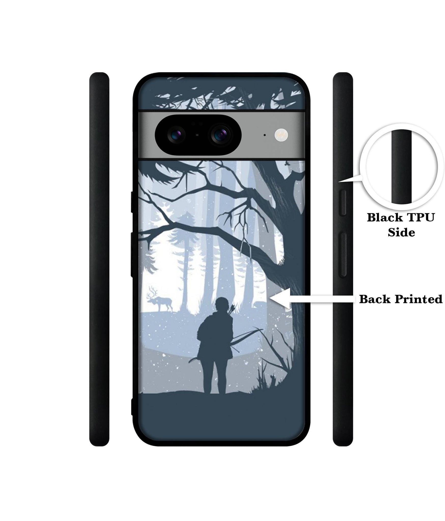 Hunter Designer 2D Printed Back Case Cover for Google Pixel 8 5G