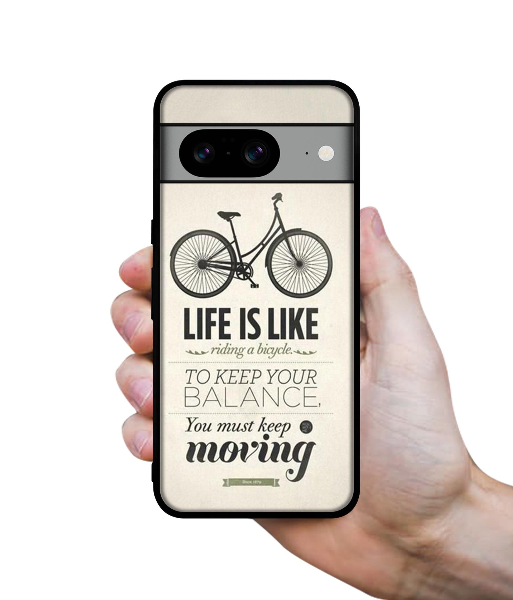Life is Like Moving Designer 2D Printed Back Case Cover for Google Pixel 8 5G