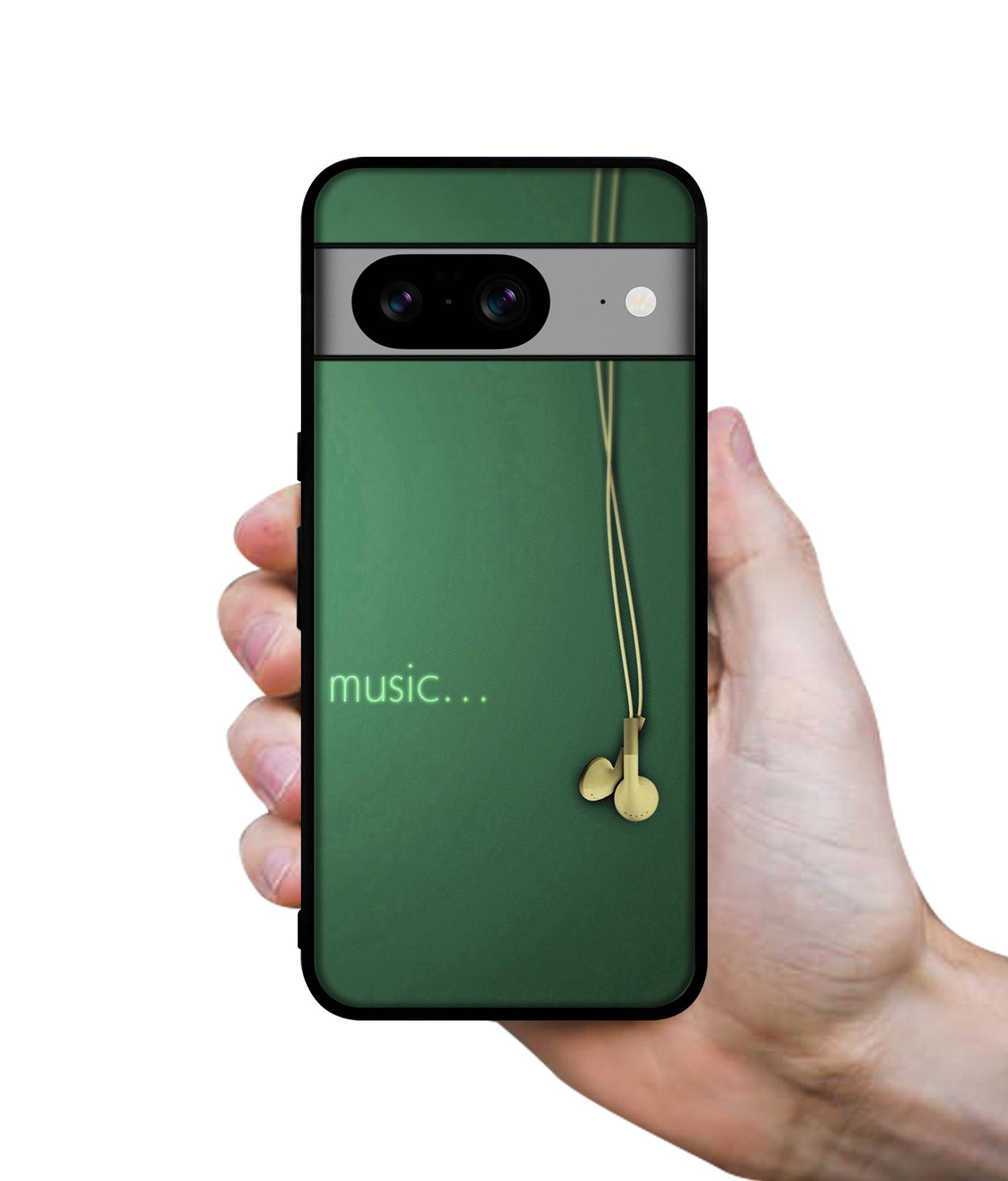 Headphone Music Designer 2D Printed Back Case Cover for Google Pixel 8 5G