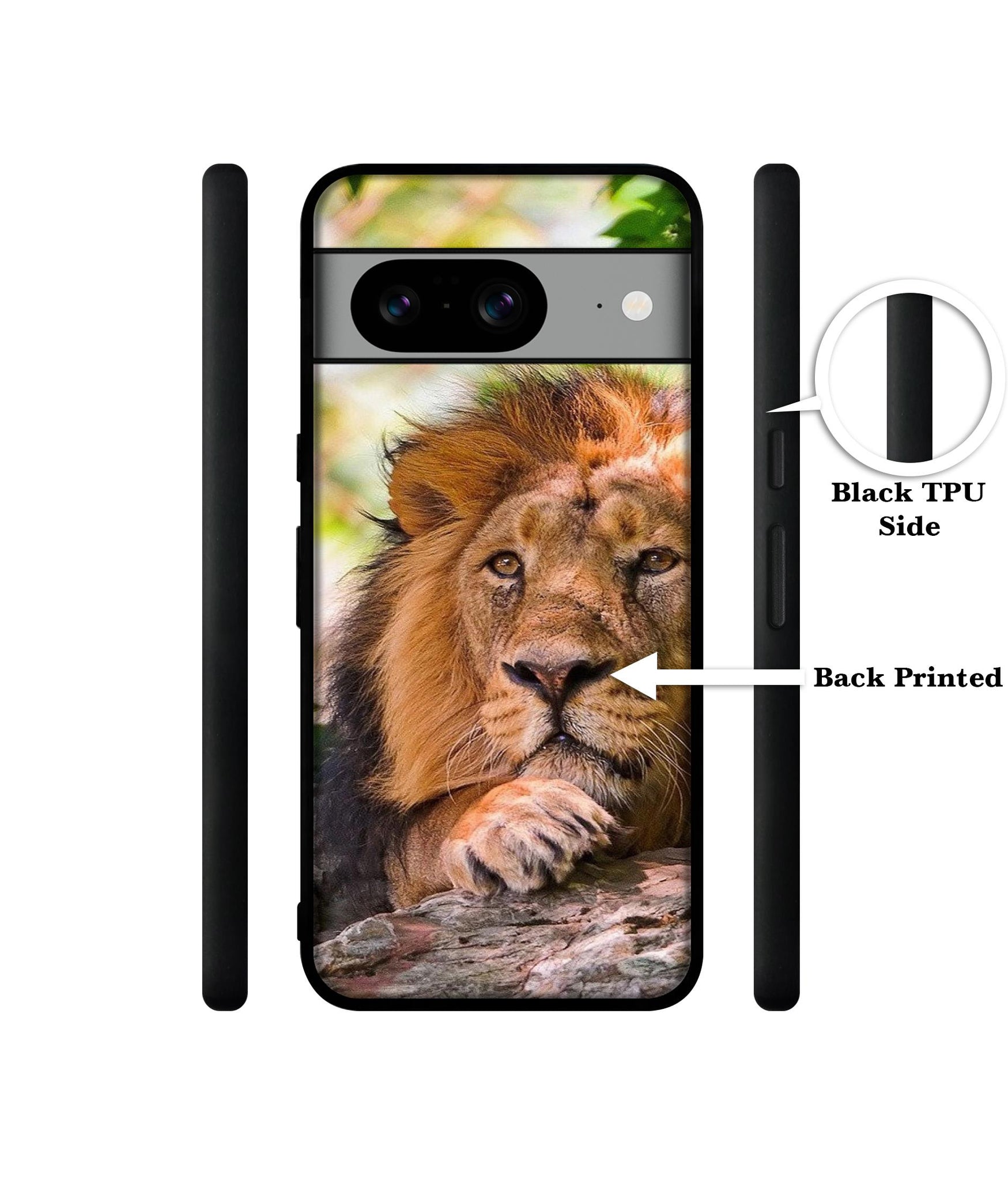 Tiger Pattern Print Designer 2D Printed Back Case Cover for Google Pixel 8 5G