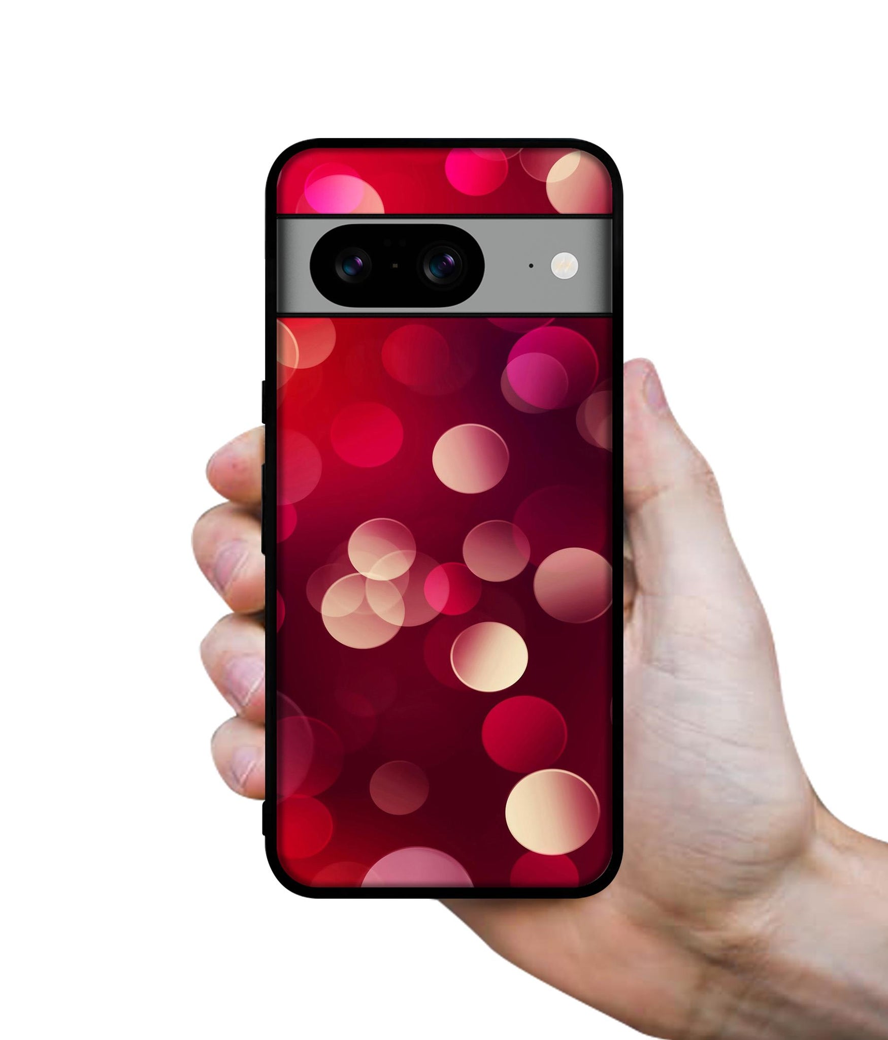 3D Circles Designer 2D Printed Back Case Cover for Google Pixel 8 5G