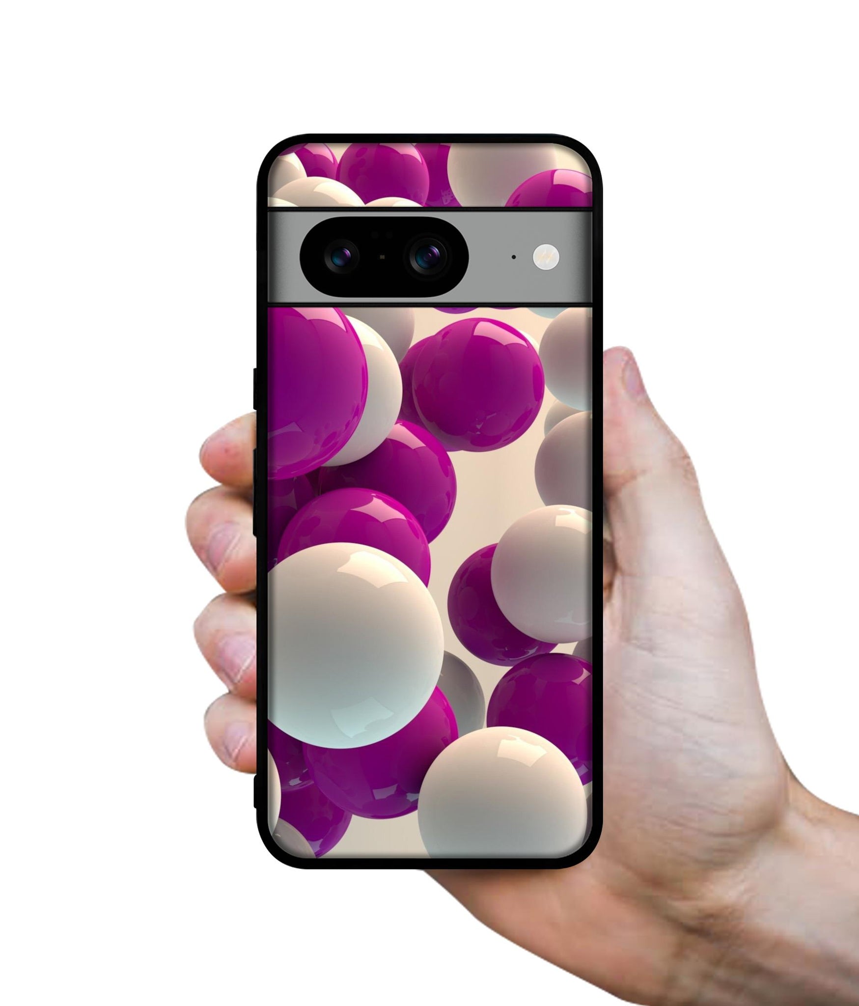 3D Balloons Designer 2D Printed Back Case Cover for Google Pixel 8 5G