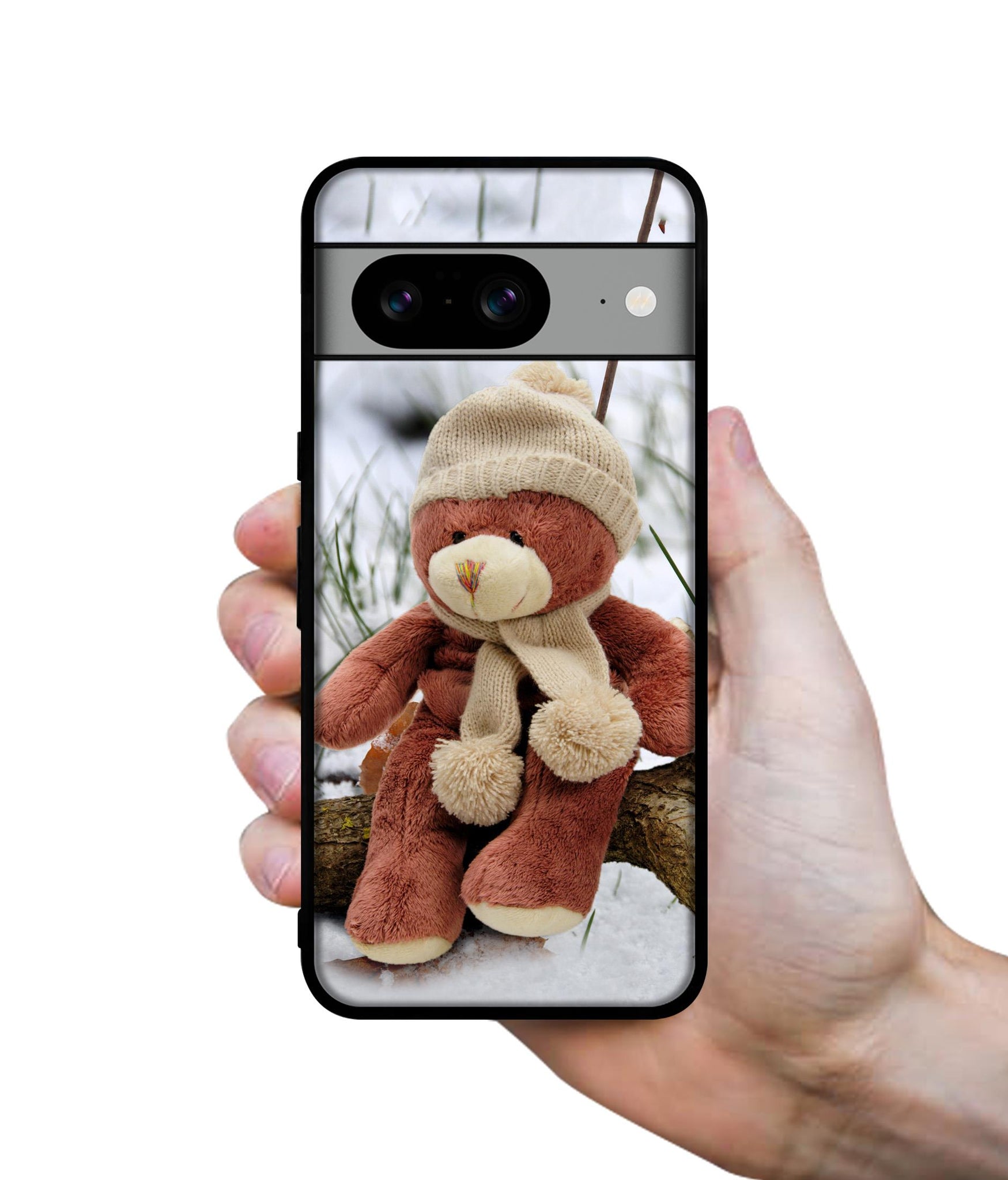 Woolen Bear Designer 2D Printed Back Case Cover for Google Pixel 8 5G