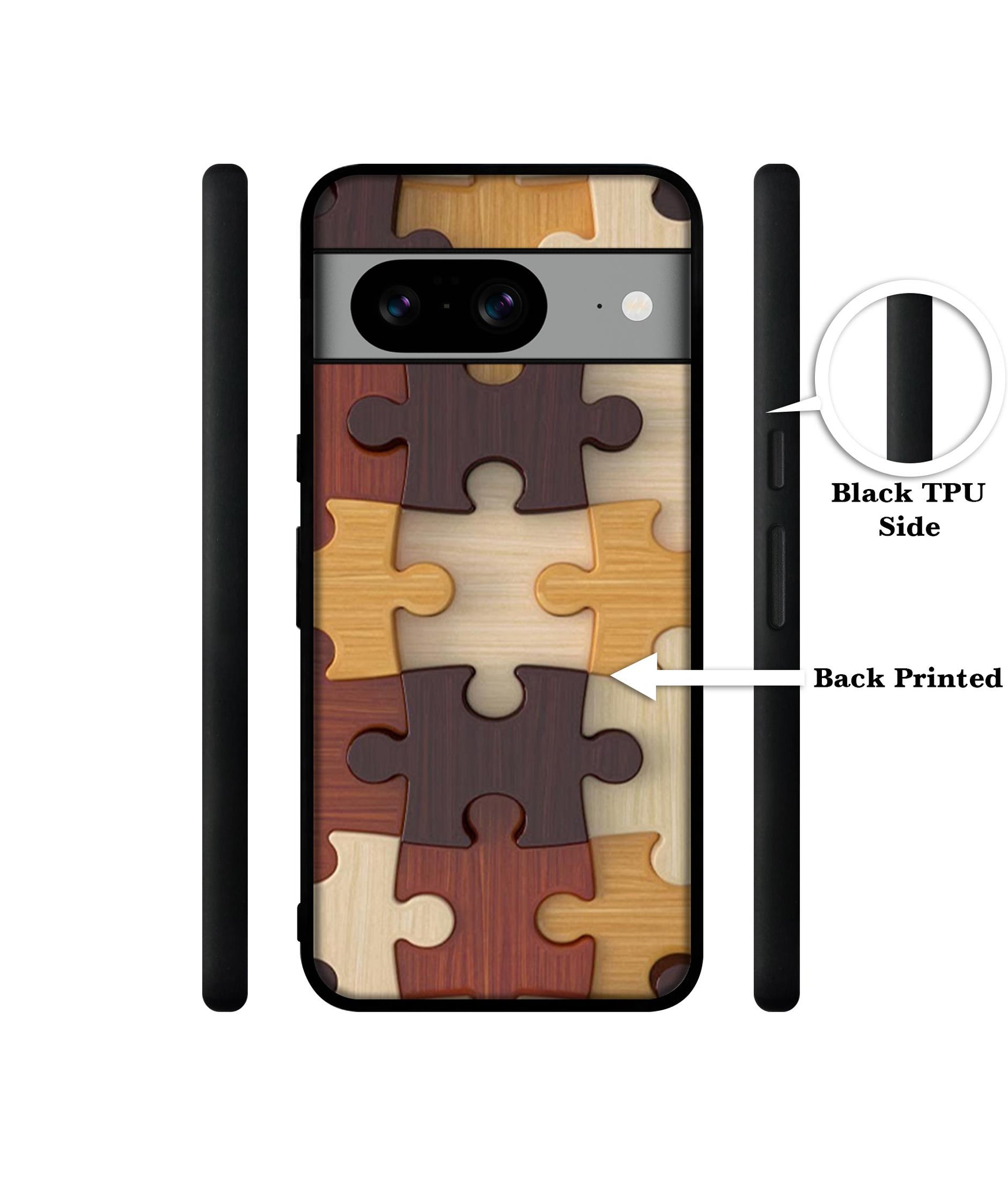 Puzzle Pattern Designer 2D Printed Back Case Cover for Google Pixel 8 5G