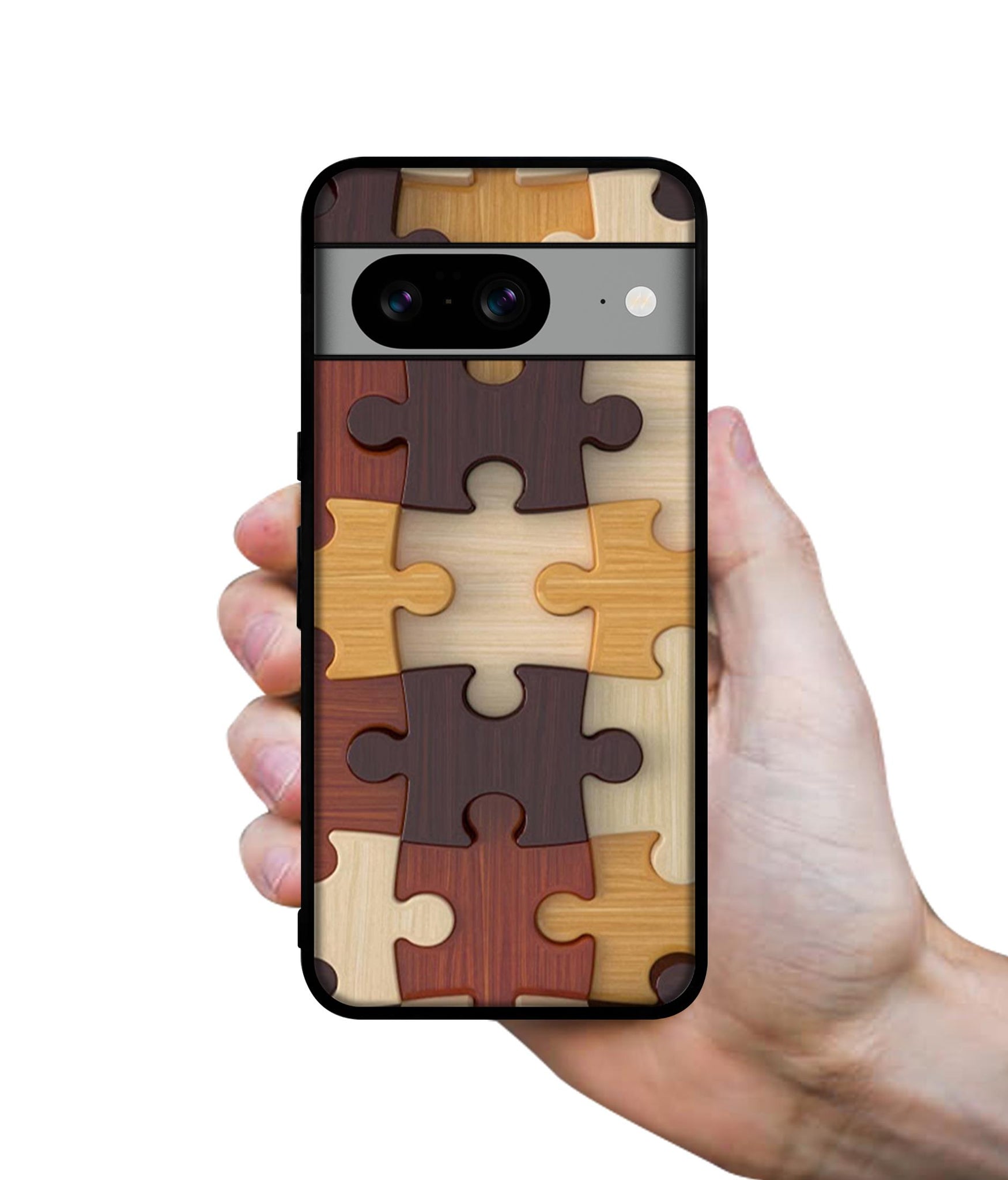 Puzzle Pattern Designer 2D Printed Back Case Cover for Google Pixel 8 5G