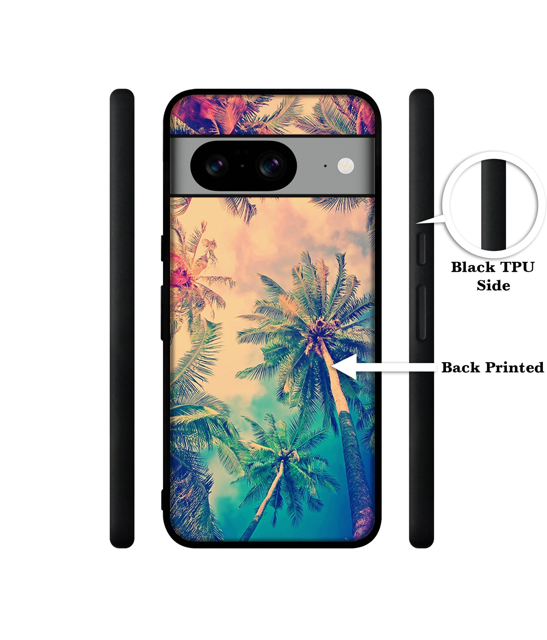 Trees Designer 2D Printed Back Case Cover for Google Pixel 8 5G