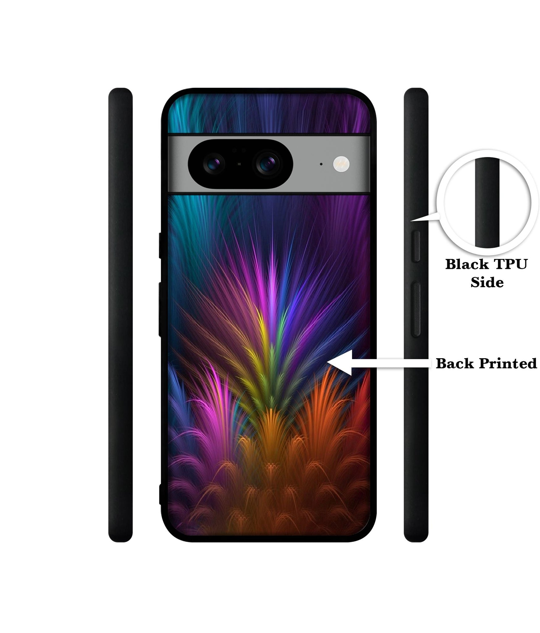 Multicoloured Designer 2D Printed Back Case Cover for Google Pixel 8 5G