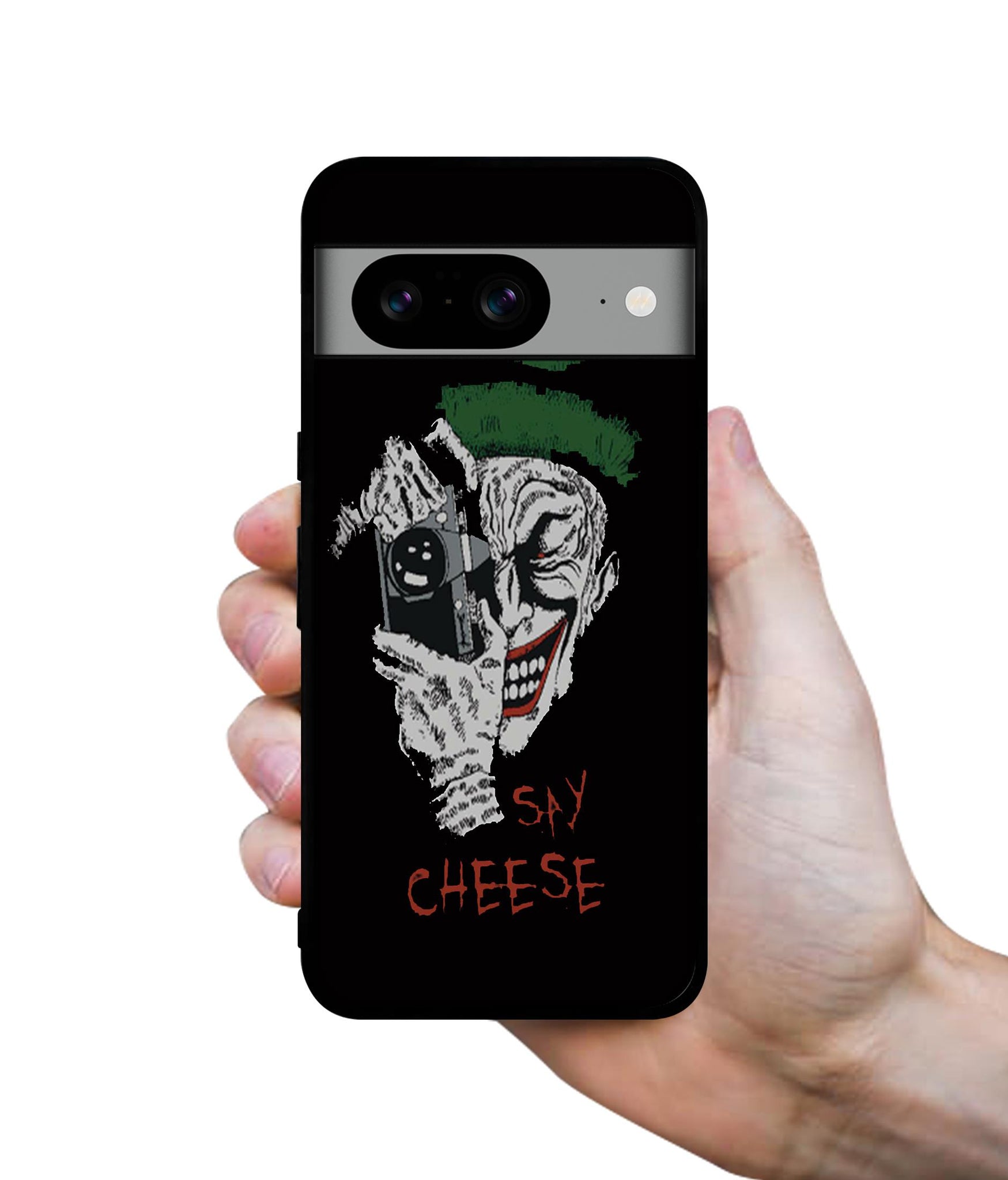 Joker Say Cheese Designer 2D Printed Back Case Cover for Google Pixel 8 5G