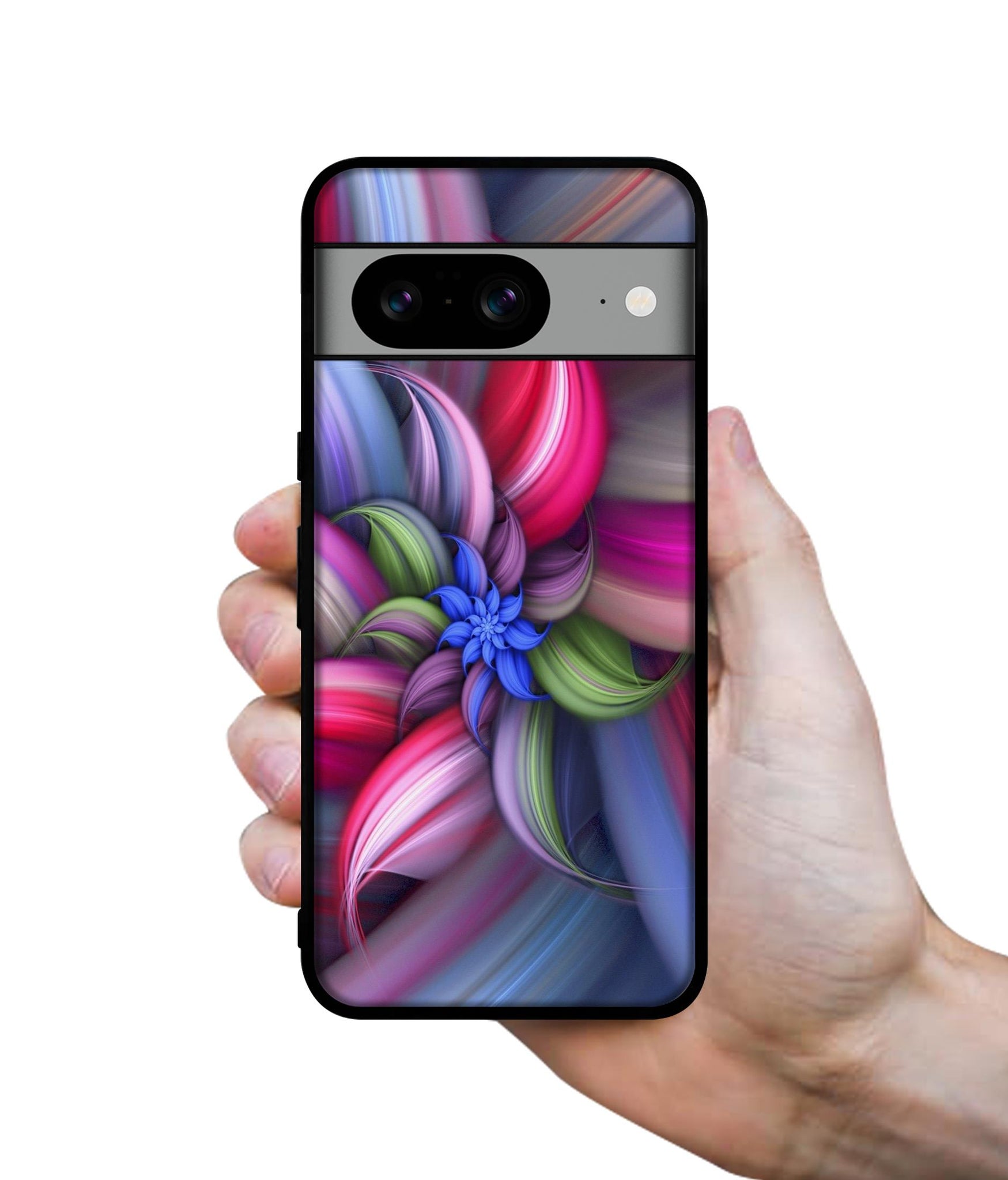 Colorful Flower Designer 2D Printed Back Case Cover for Google Pixel 8 5G