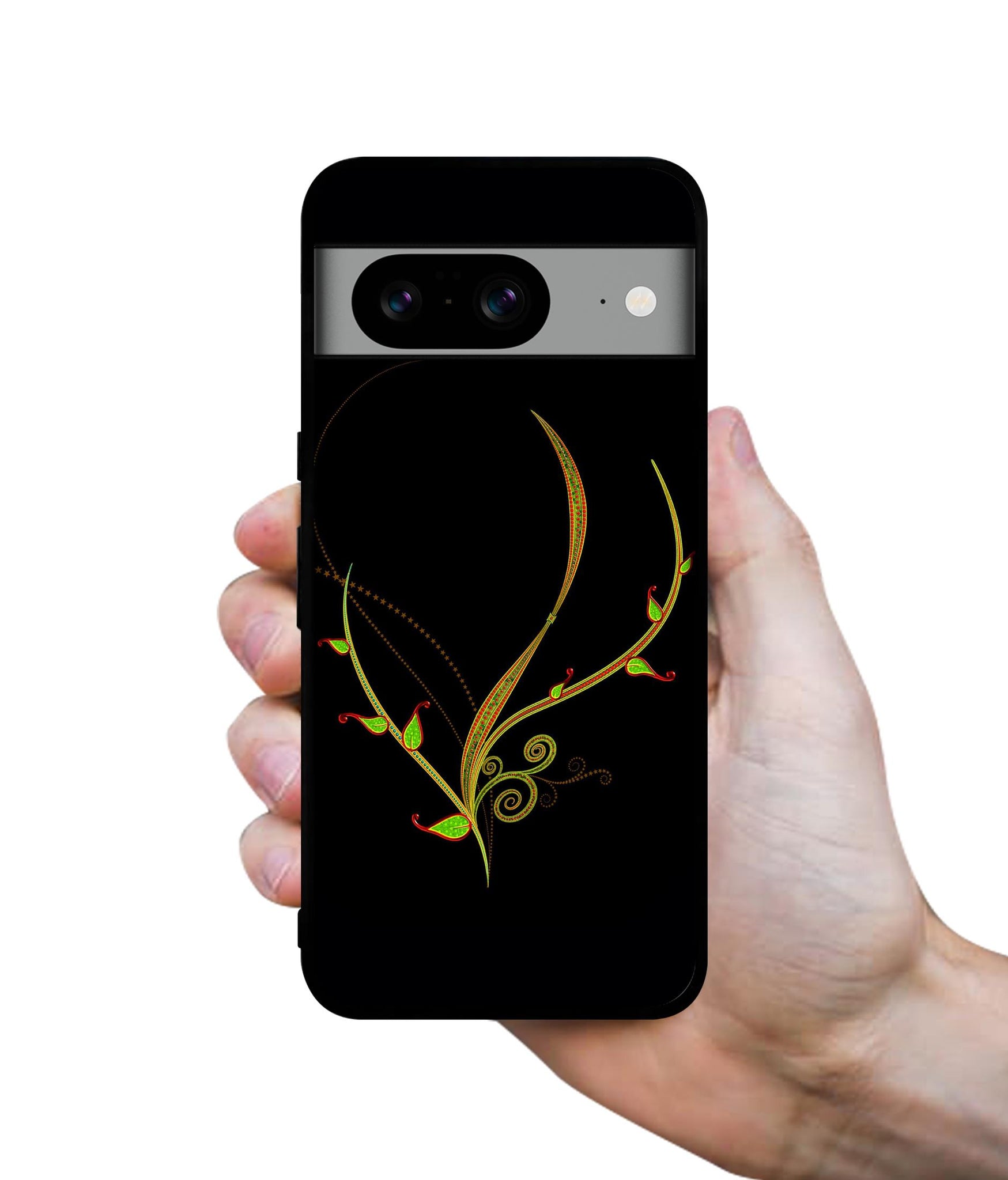 Yellow Pattern Designer 2D Printed Back Case Cover for Google Pixel 8 5G