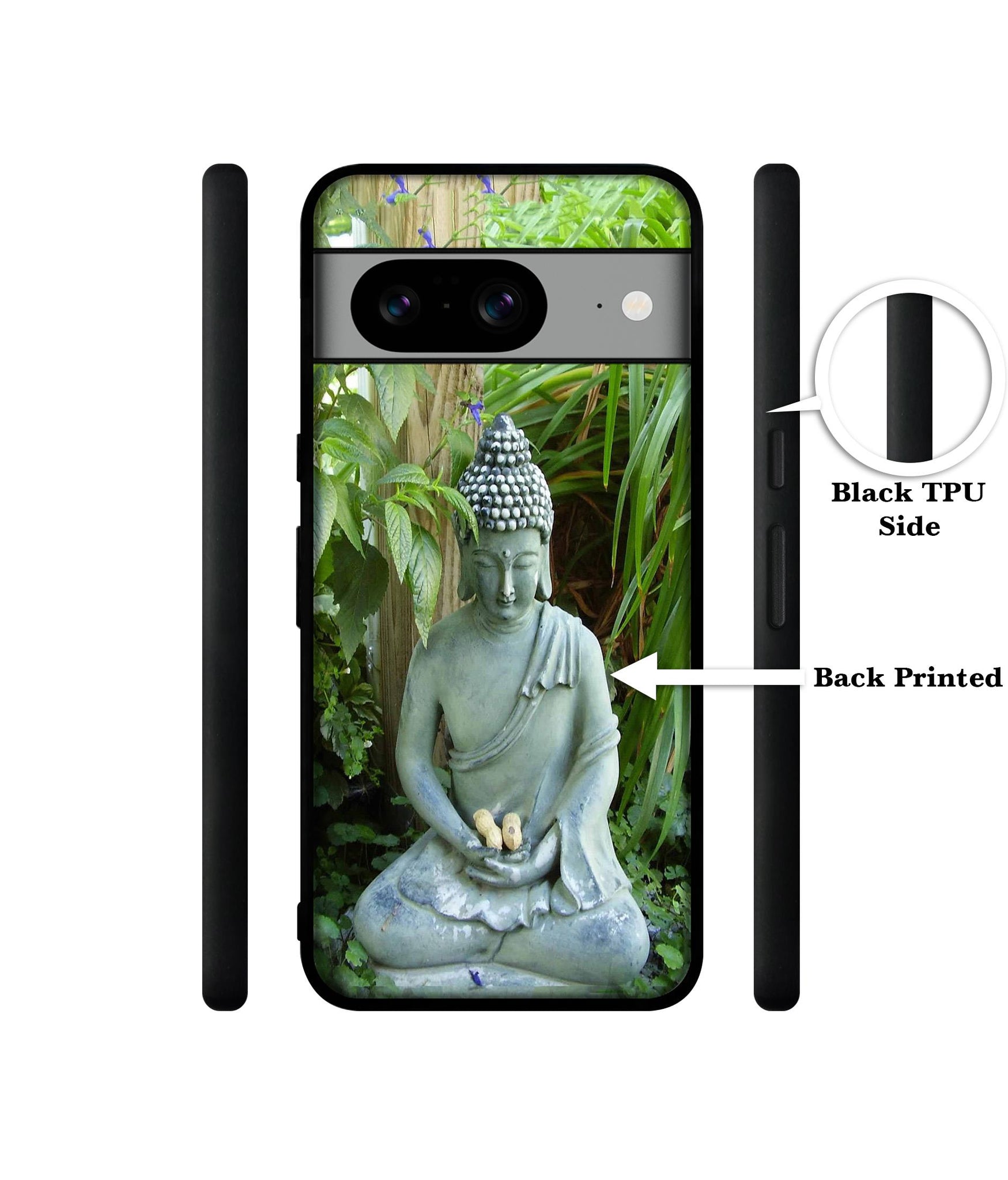 Buddhism Designer 2D Printed Back Case Cover for Google Pixel 8 5G