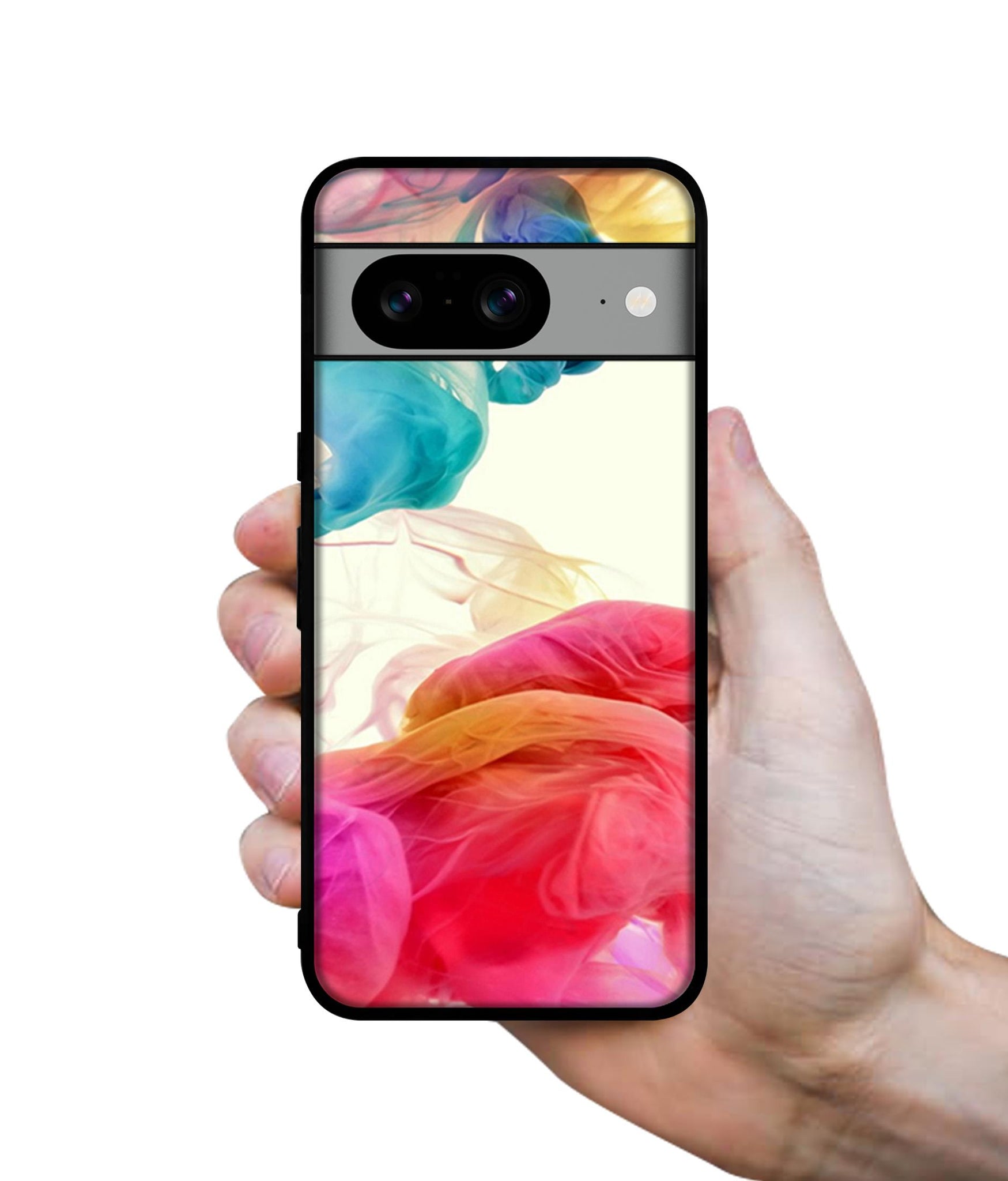 Colored Smoke Designer 2D Printed Back Case Cover for Google Pixel 8 5G