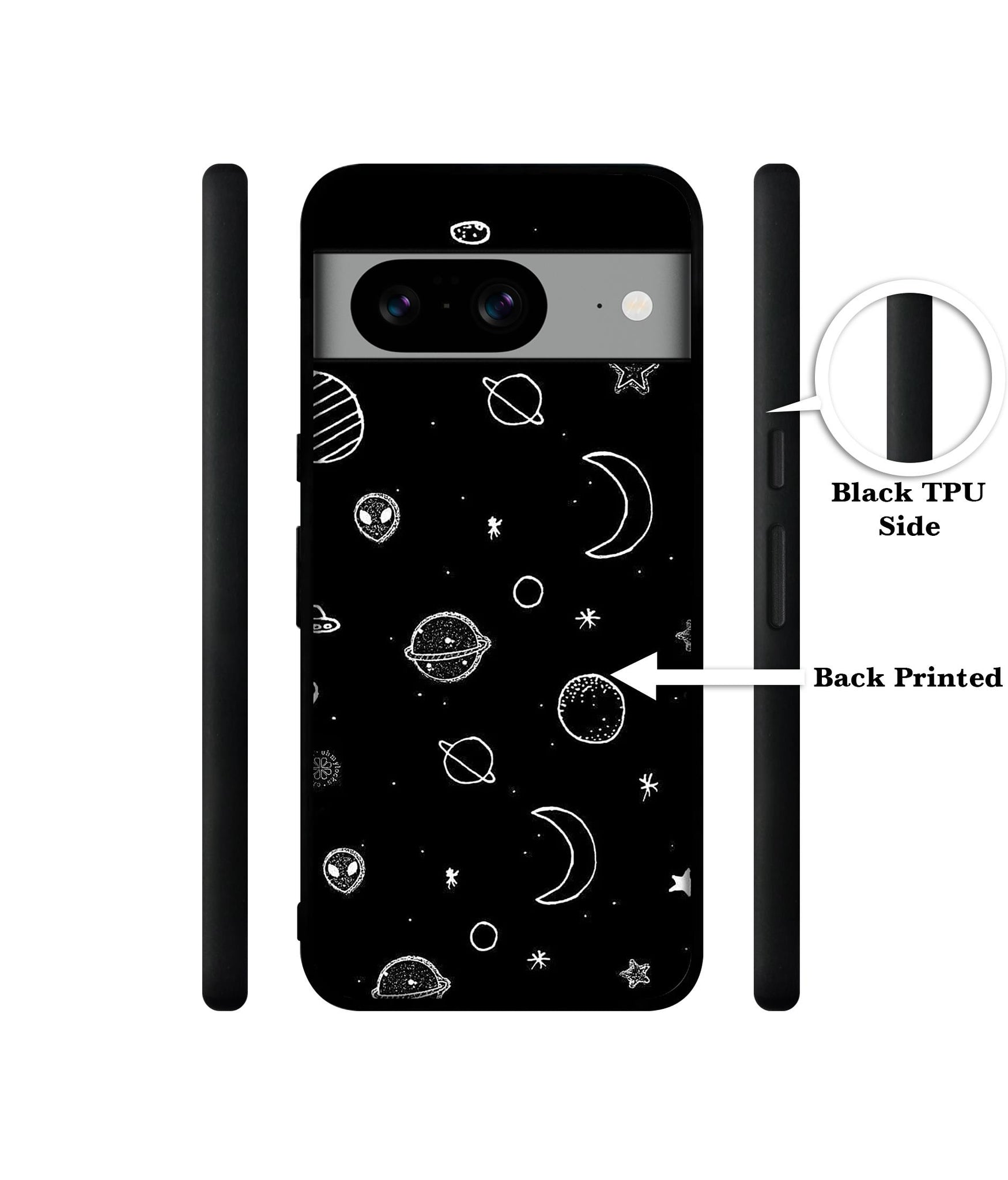 Space Stars Universe Designer 2D Printed Back Case Cover for Google Pixel 8 5G