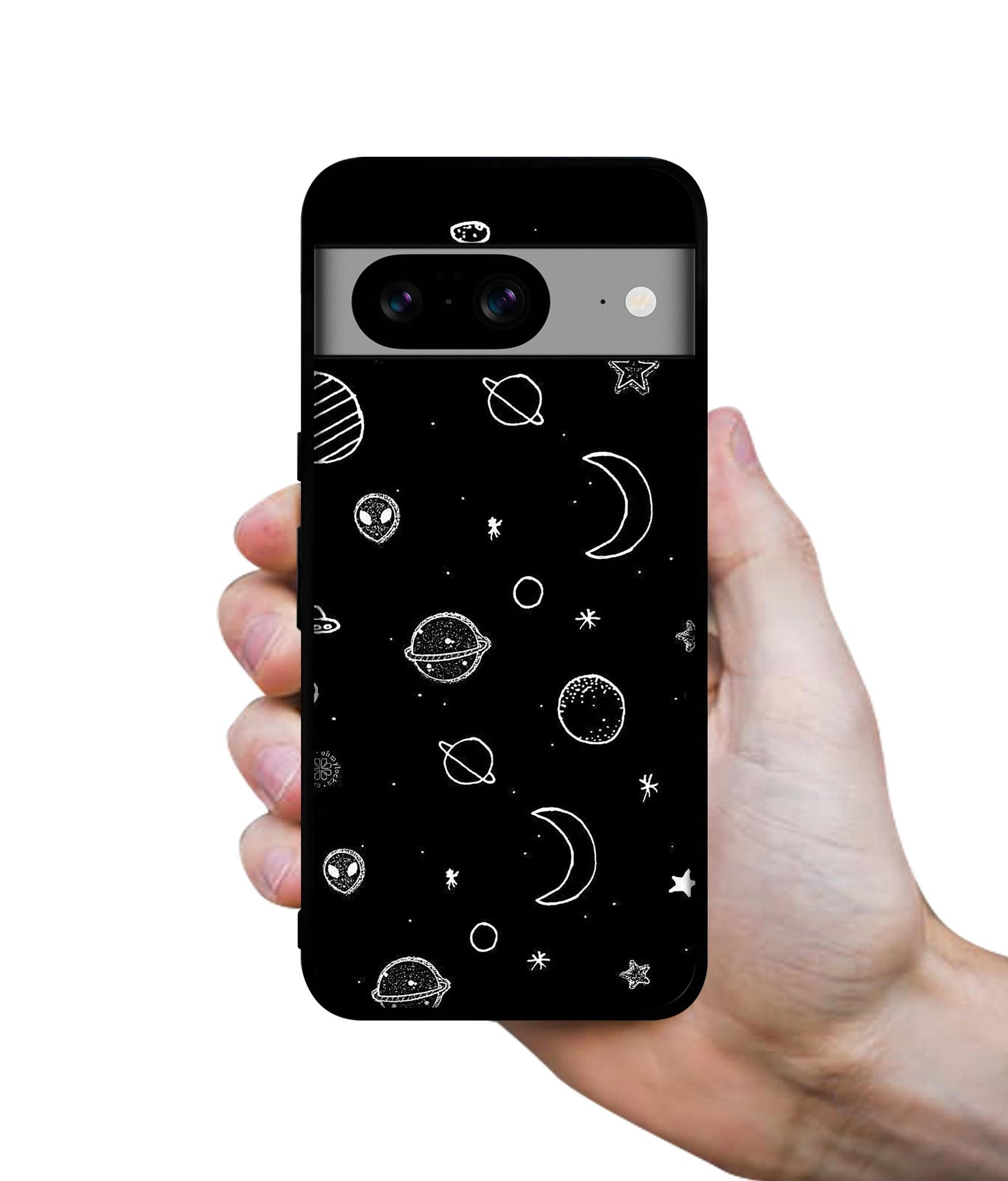 Space Stars Universe Designer 2D Printed Back Case Cover for Google Pixel 8 5G