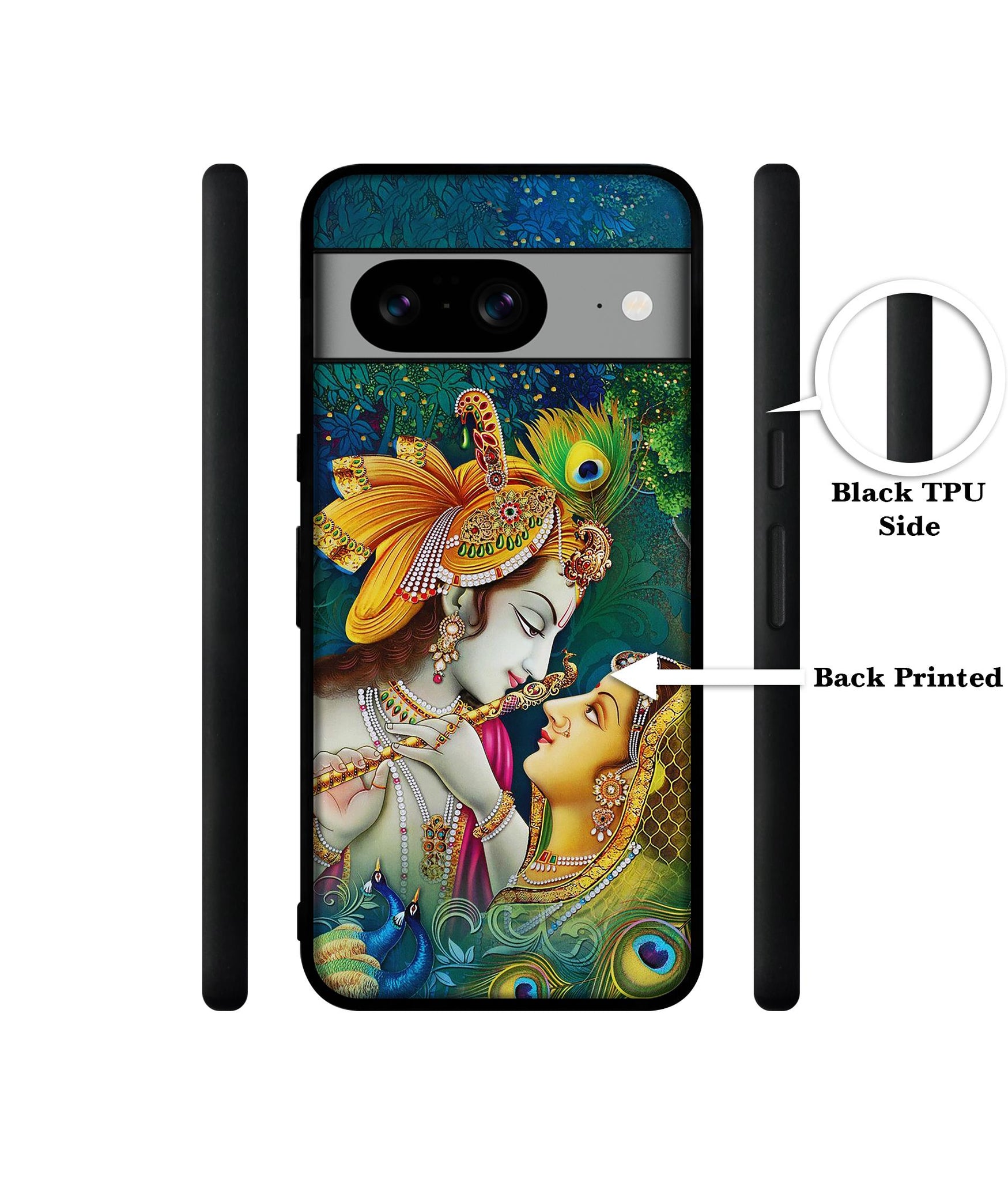 Radha Kishan Love Designer 2D Printed Back Case Cover for Google Pixel 8 5G