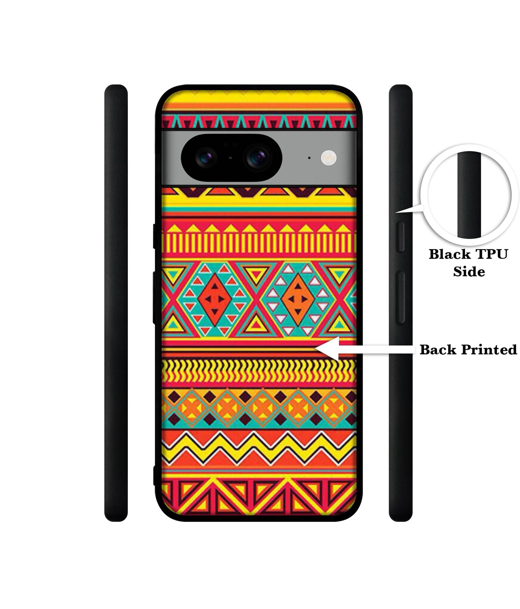 Artistic Rangoli Designer 2D Printed Back Case Cover for Google Pixel 8 5G