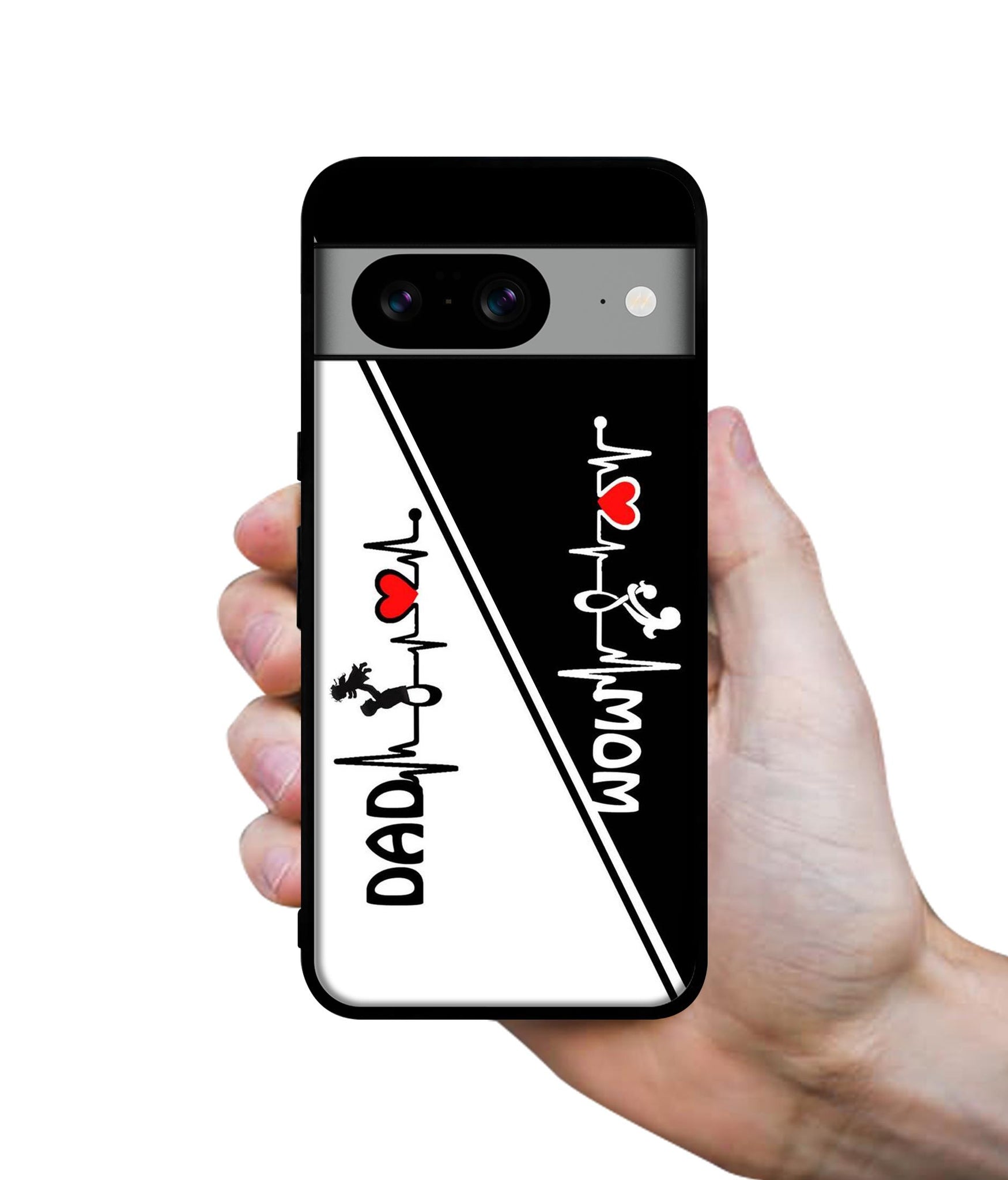Mom and Dad Lover Designer 2D Printed Back Case Cover for Google Pixel 8 5G