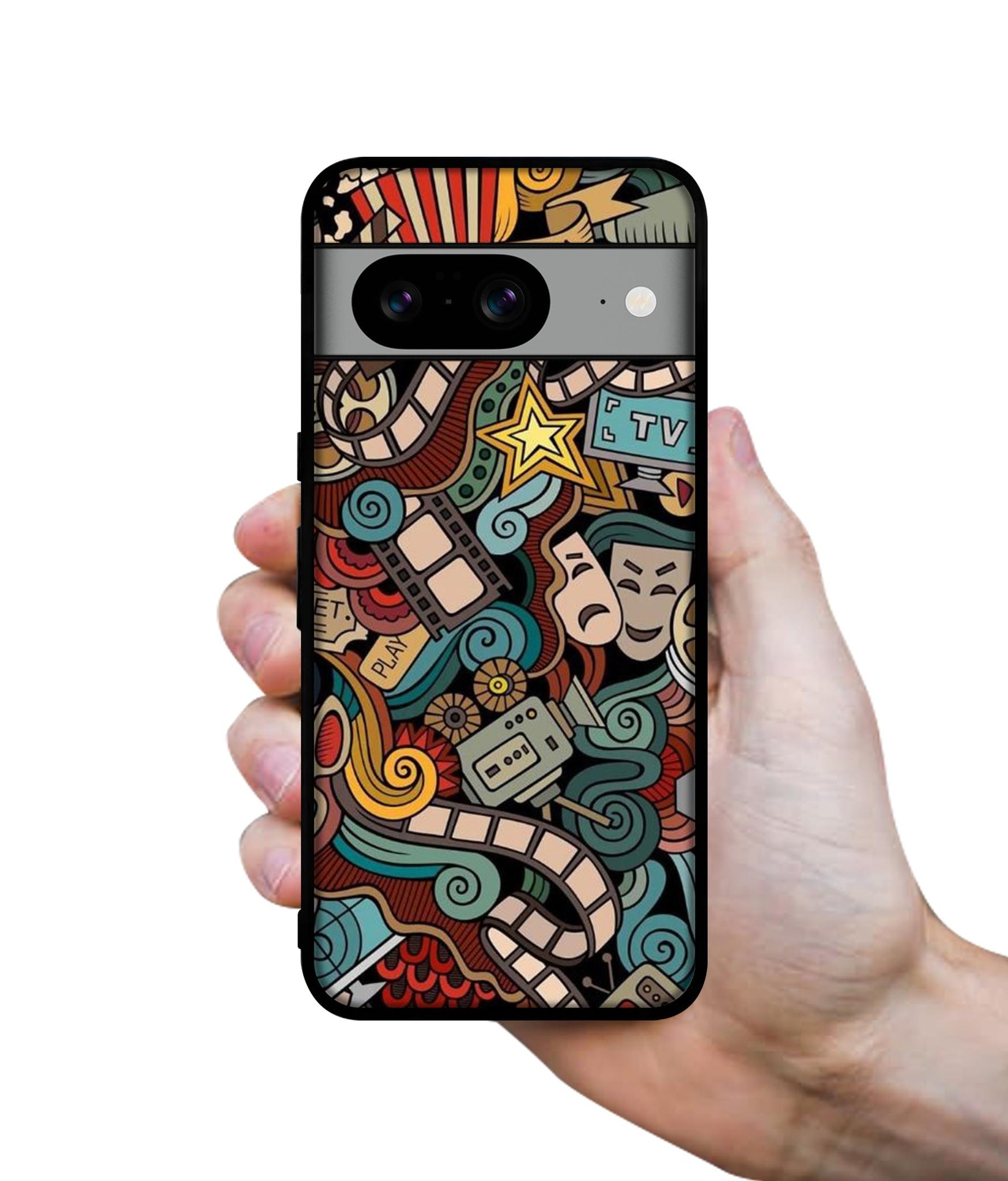 Movies Designer 2D Printed Back Case Cover for Google Pixel 8 5G