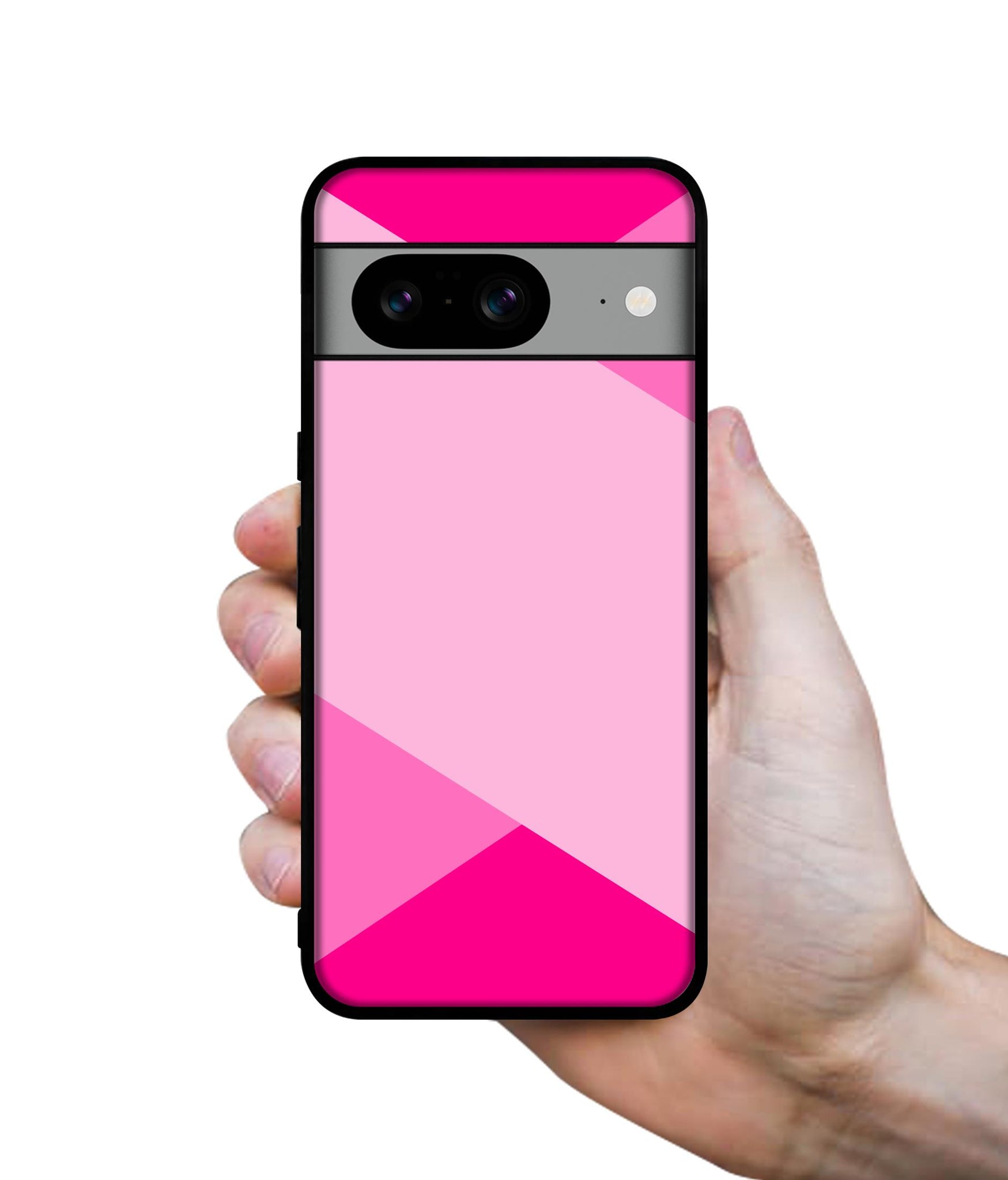 Pink Cross Vector Designer 2D Printed Back Case Cover for Google Pixel 8 5G