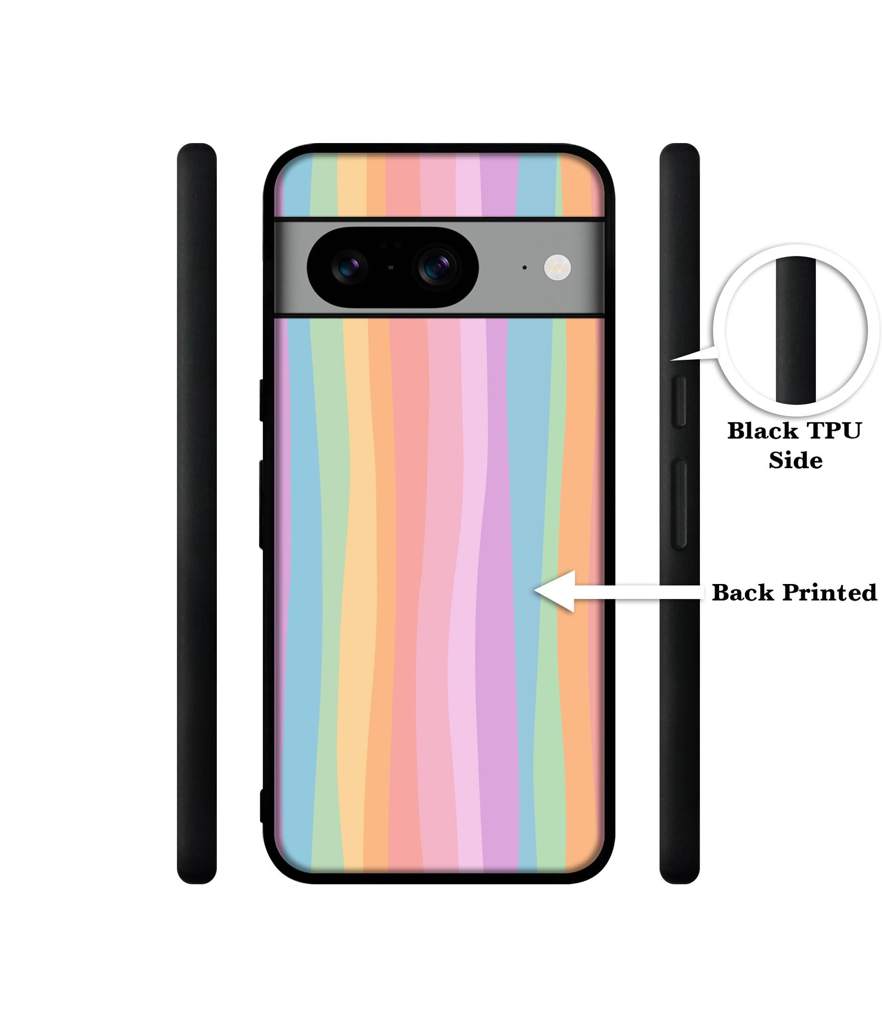 Cool Rainbow Designer 2D Printed Back Case Cover for Google Pixel 8 5G