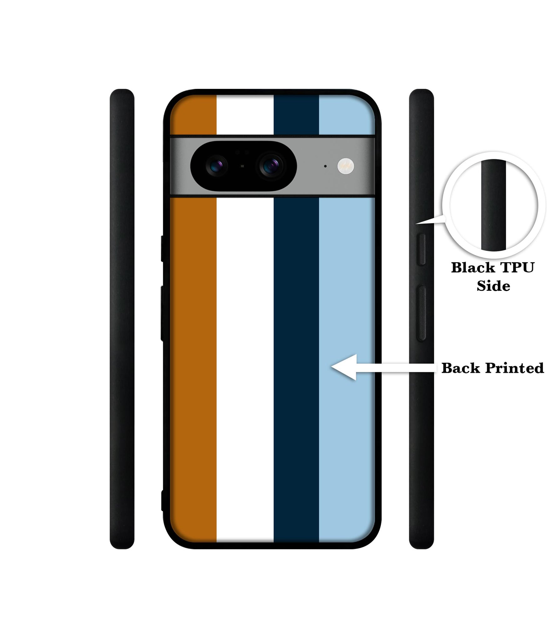 Color Stripes Designer 2D Printed Back Case Cover for Google Pixel 8 5G