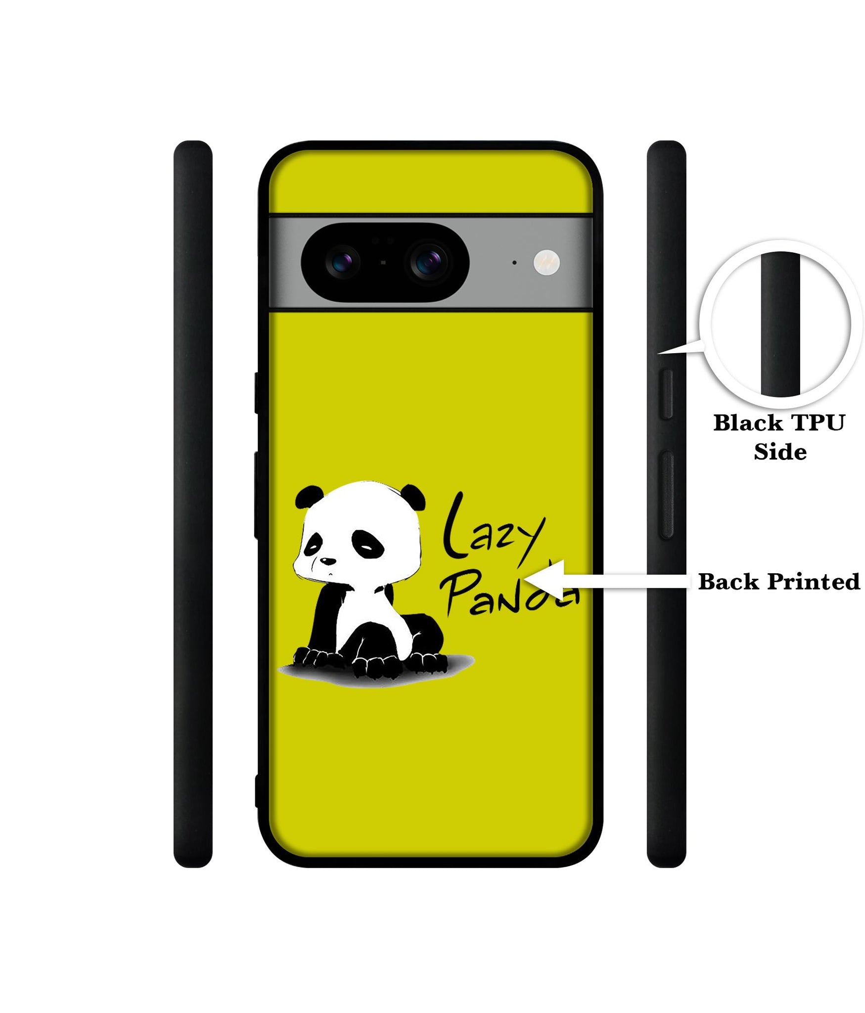 Lazy Panda Designer 2D Printed Back Case Cover for Google Pixel 8 5G