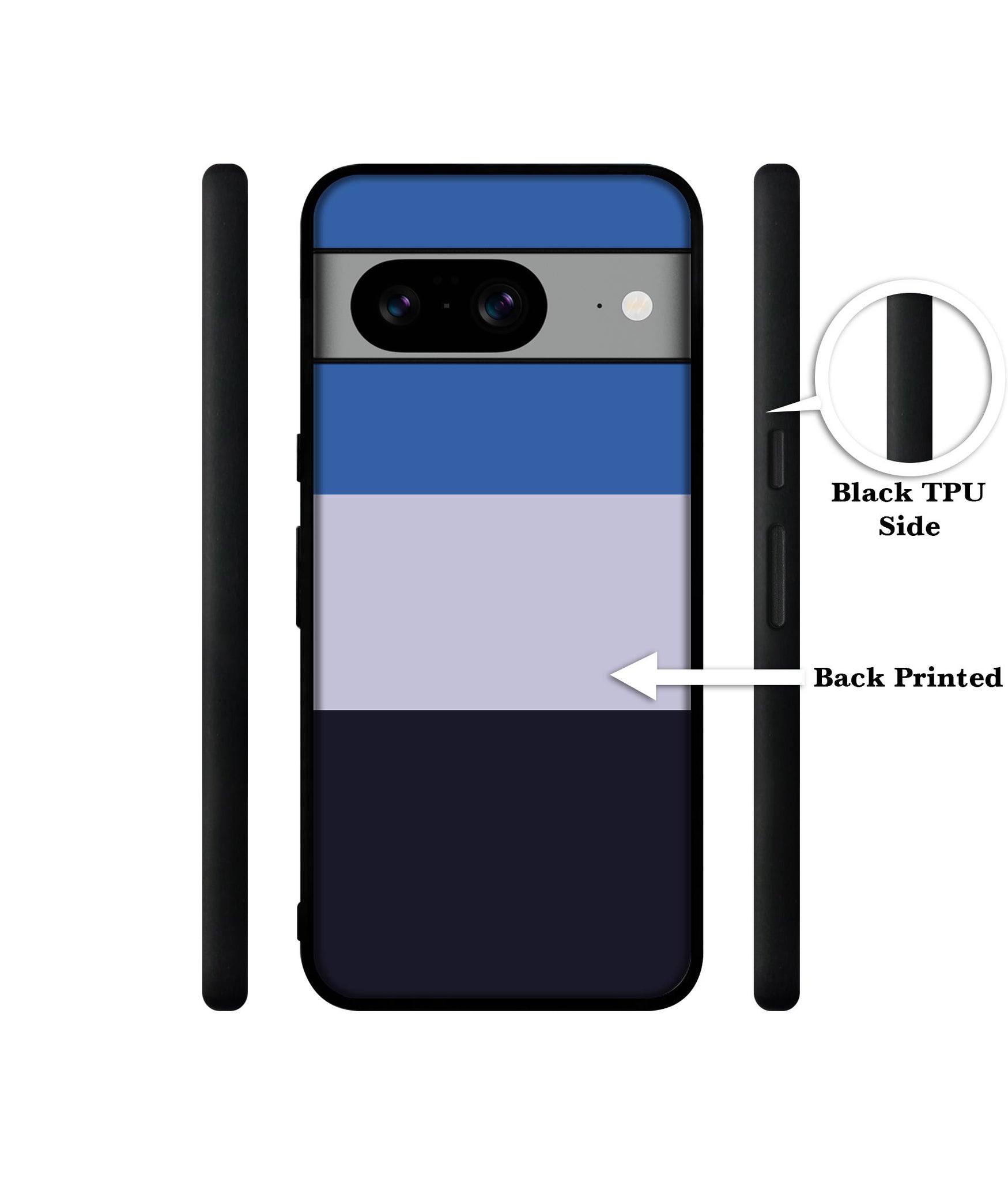 Three Color Stripes Designer 2D Printed Back Case Cover for Google Pixel 8 5G