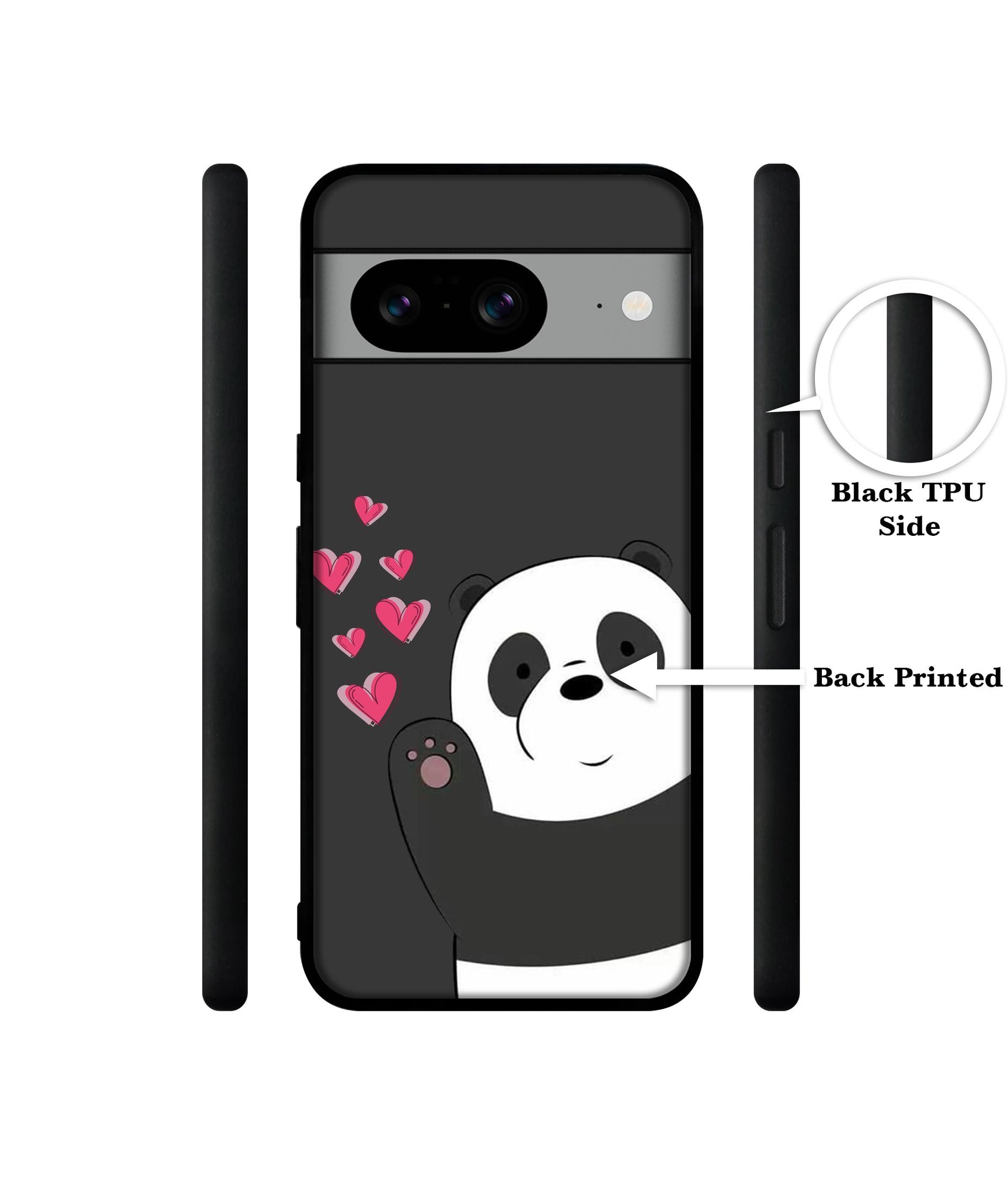 Love Panda Designer 2D Printed Back Case Cover for Google Pixel 8 5G