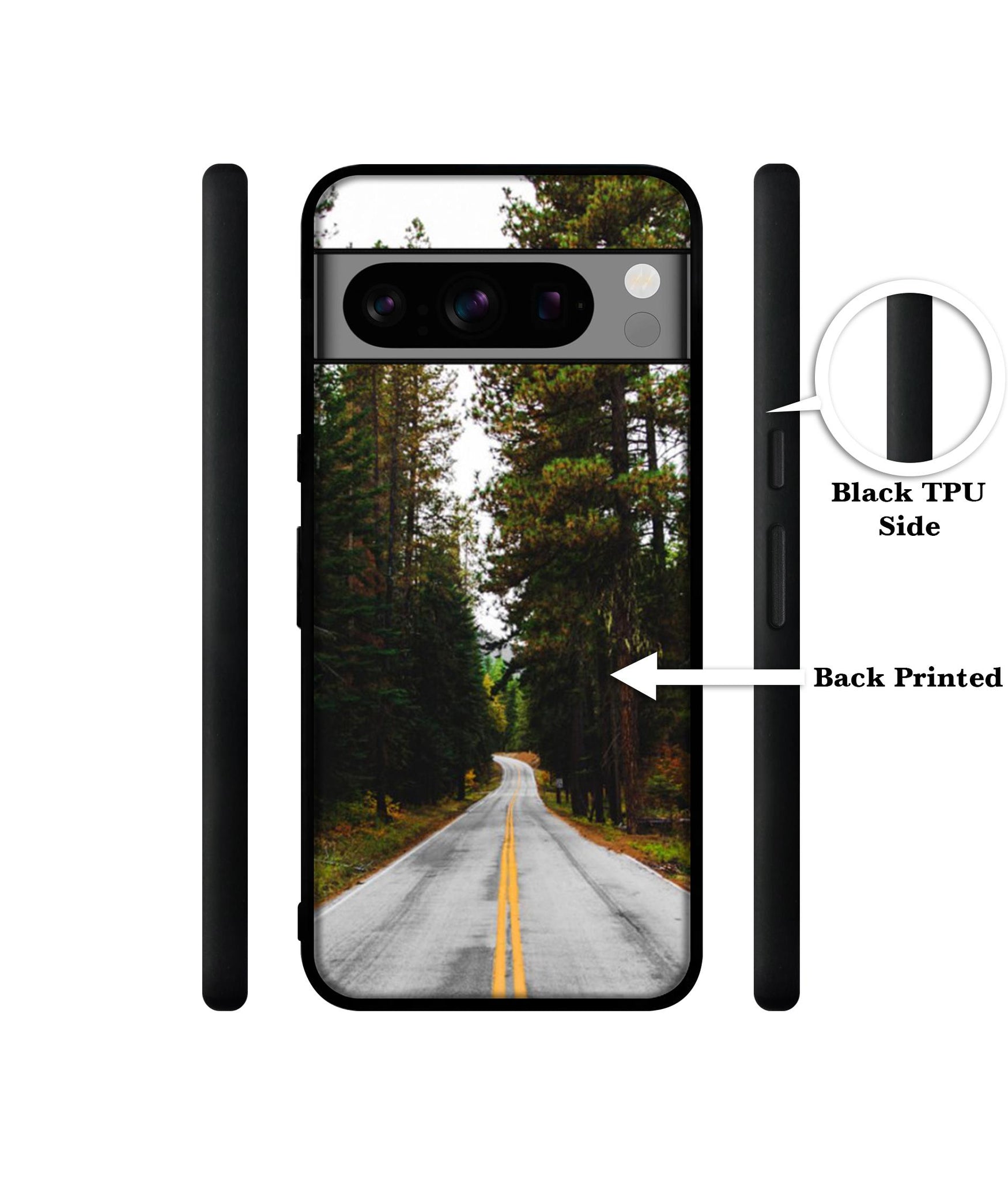 Road Photo Designer 2D Printed Back Case Cover for Google Pixel 8 Pro 5G