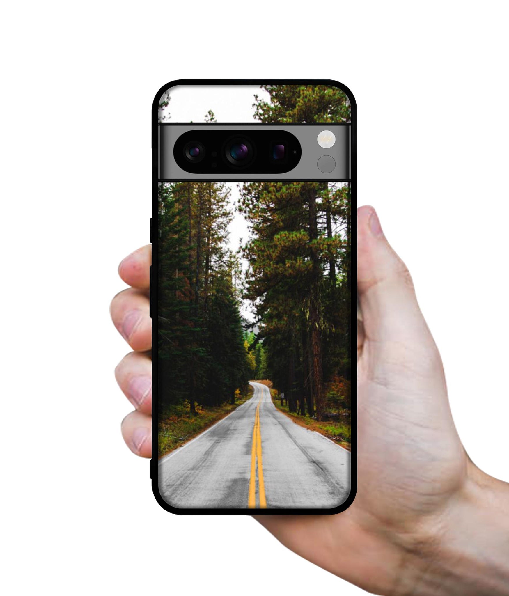 Road Photo Designer 2D Printed Back Case Cover for Google Pixel 8 Pro 5G
