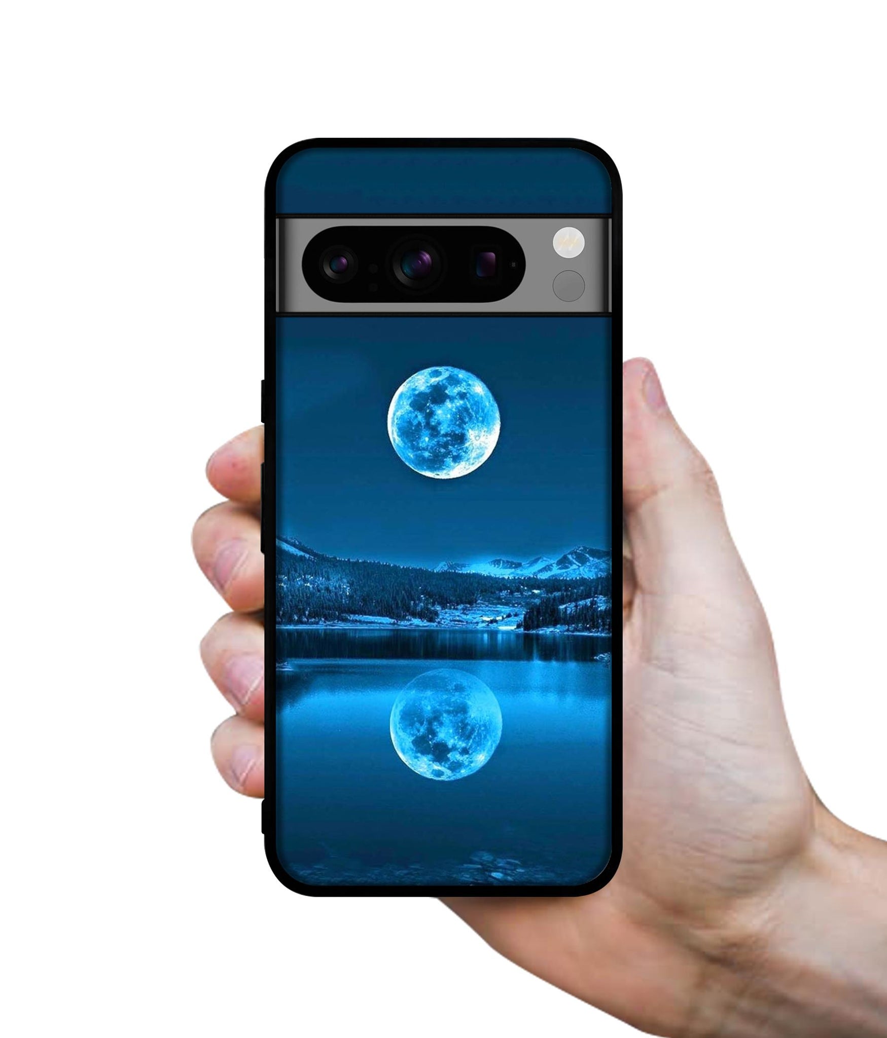 Awesome Moon Designer 2D Printed Back Case Cover for Google Pixel 8 Pro 5G