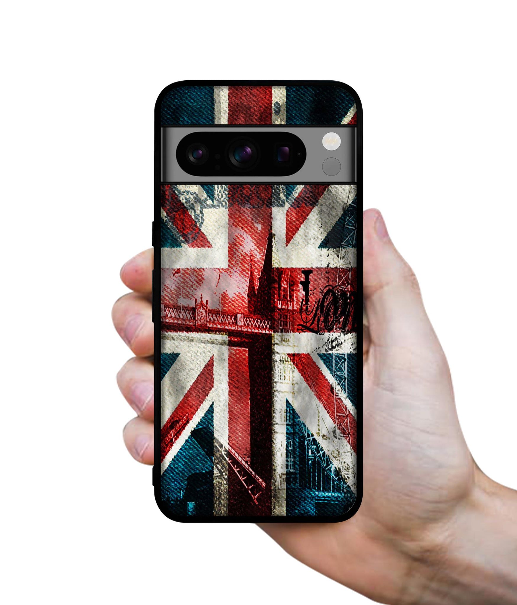 London Flag wallpaper Designer 2D Printed Back Case Cover for Google Pixel 8 Pro 5G