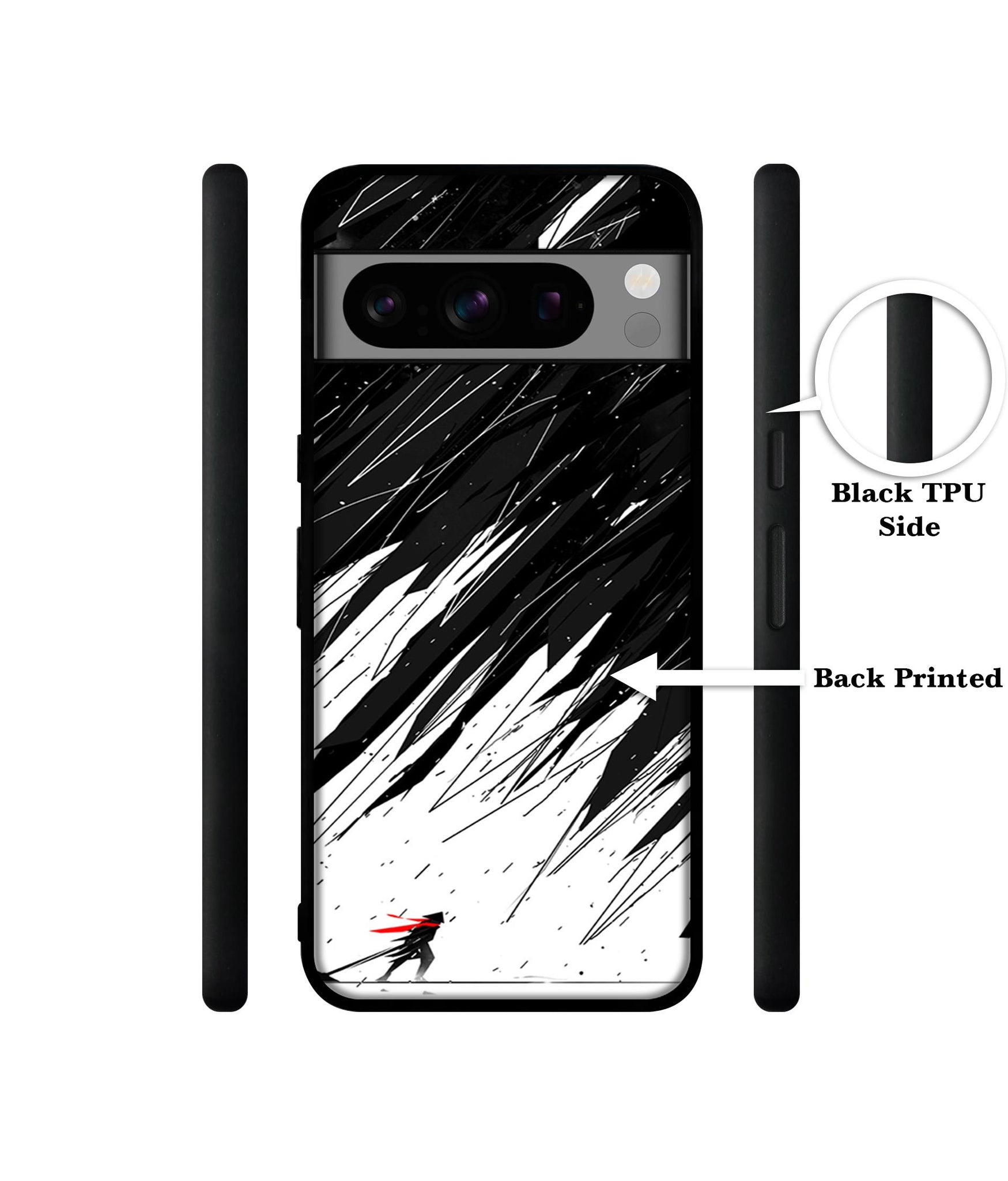 Geometric Strom Designer 2D Printed Back Case Cover for Google Pixel 8 Pro 5G