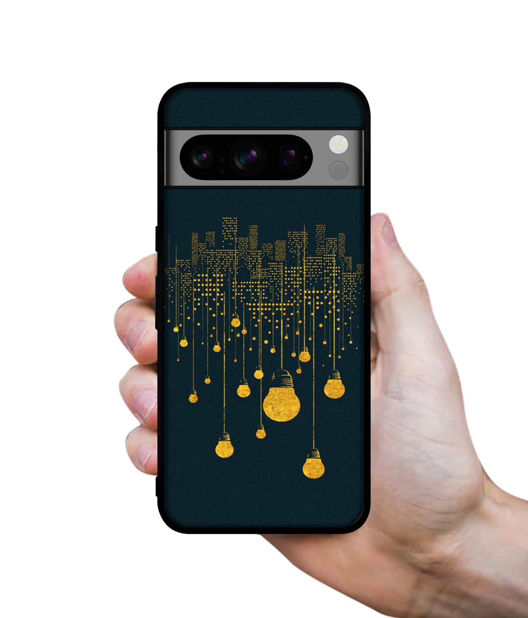 City Light Pattern Designer 2D Printed Back Case Cover for Google Pixel 8 Pro 5G