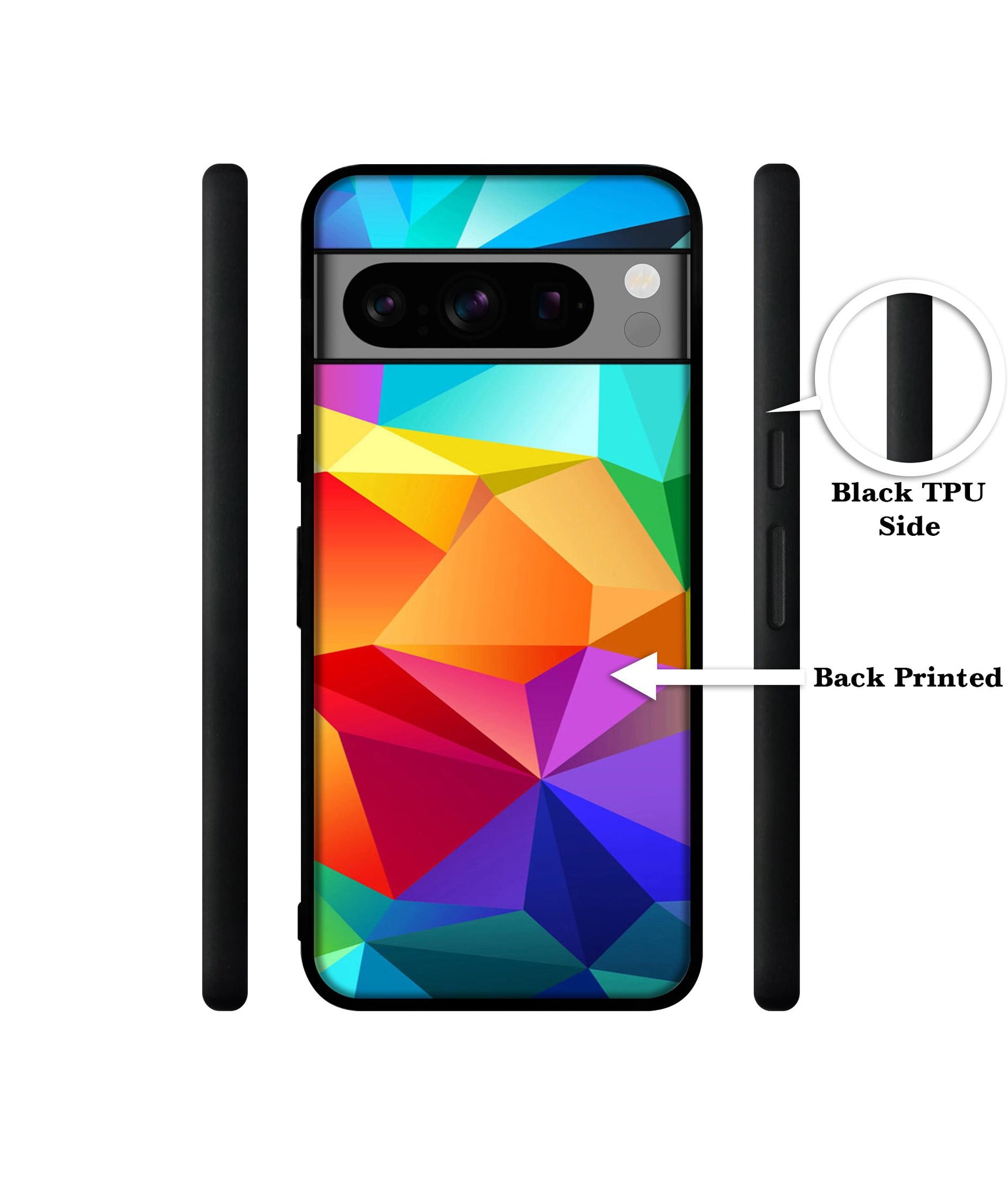 Colorful Pattern Designer 2D Printed Back Case Cover for Google Pixel 8 Pro 5G