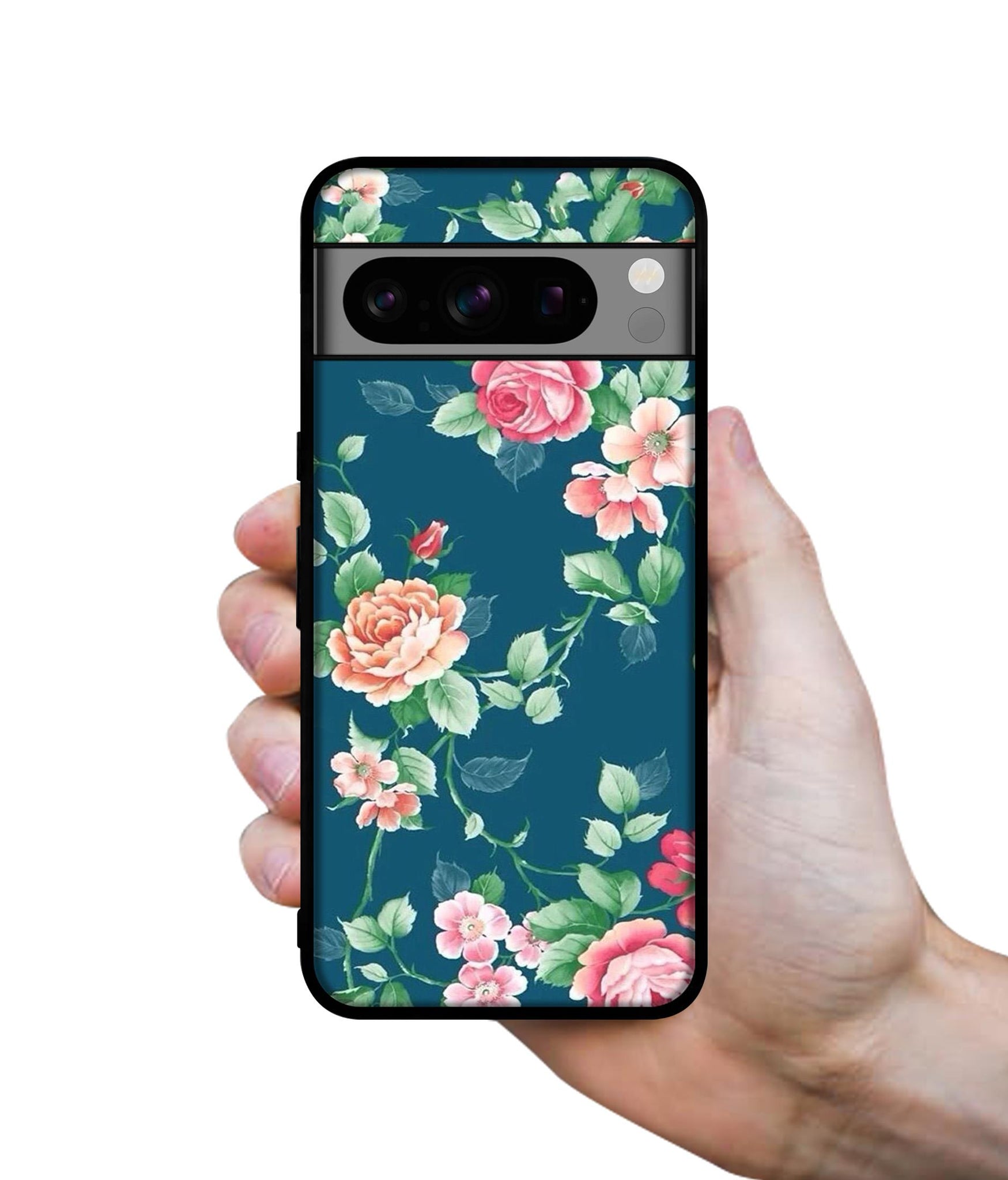 Vintage Floral Designer 2D Printed Back Case Cover for Google Pixel 8 Pro 5G