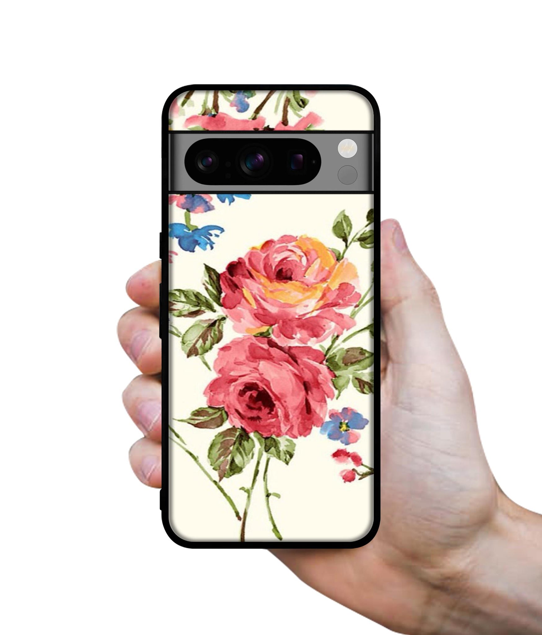 Vintage Painting Flower Designer 2D Printed Back Case Cover for Google Pixel 8 Pro 5G