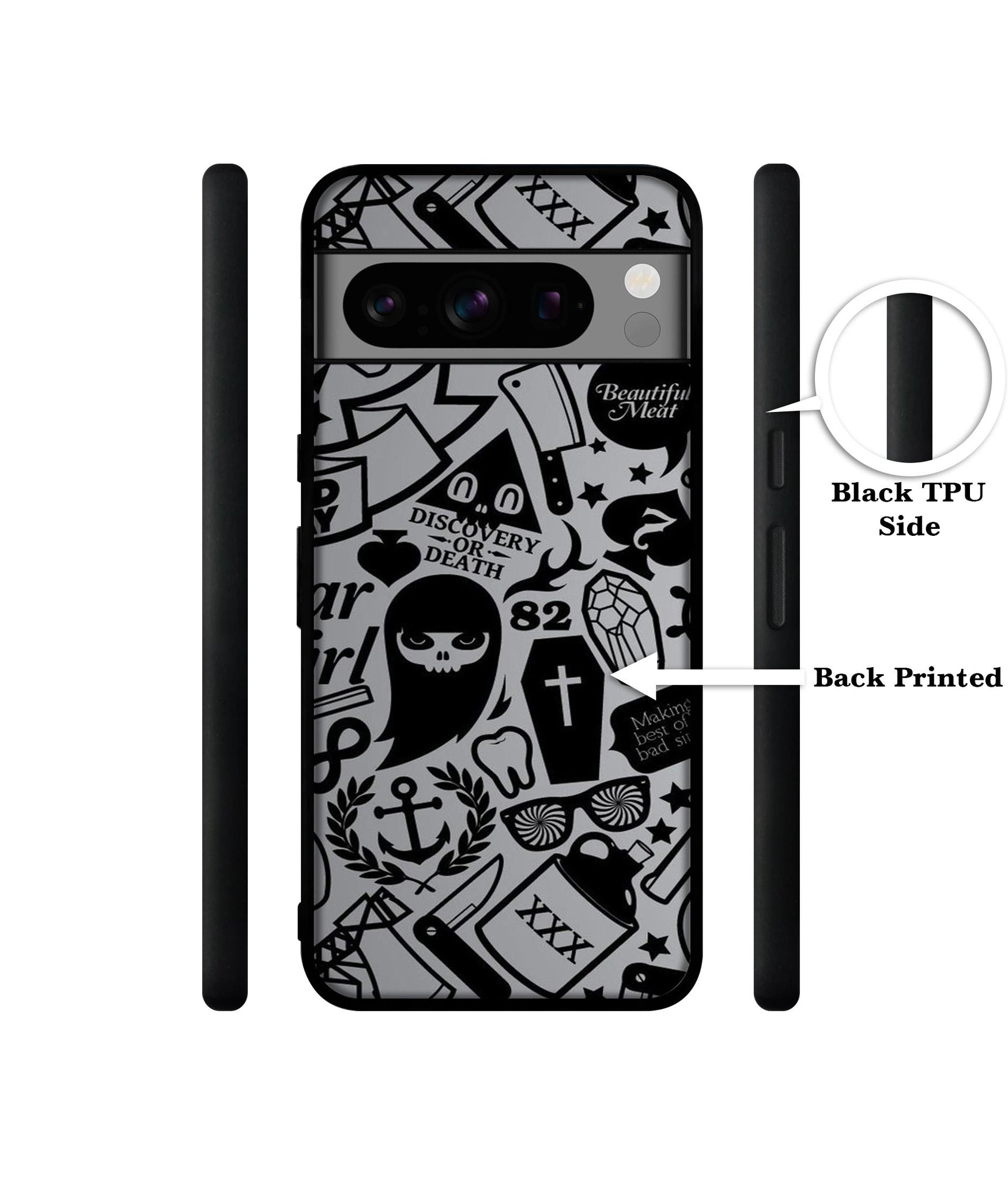 Discover Or Death Designer 2D Printed Back Case Cover for Google Pixel 8 Pro 5G
