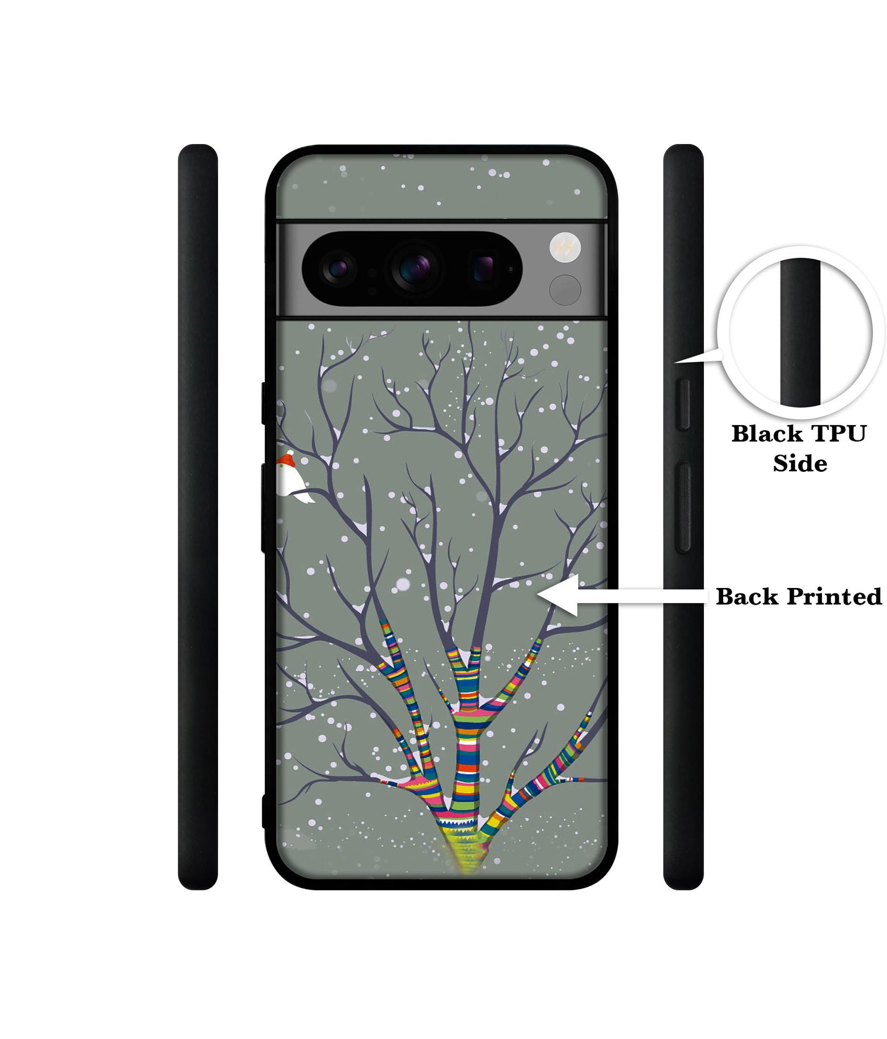 Winter Pattern Print Designer 2D Printed Back Case Cover for Google Pixel 8 Pro 5G